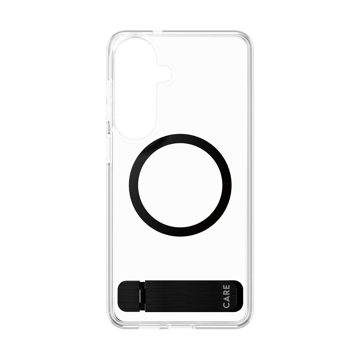 CARE™ by PanzerGlass® Case Transparent w. Black Kickstand & Qi Samsung Galaxy S26+