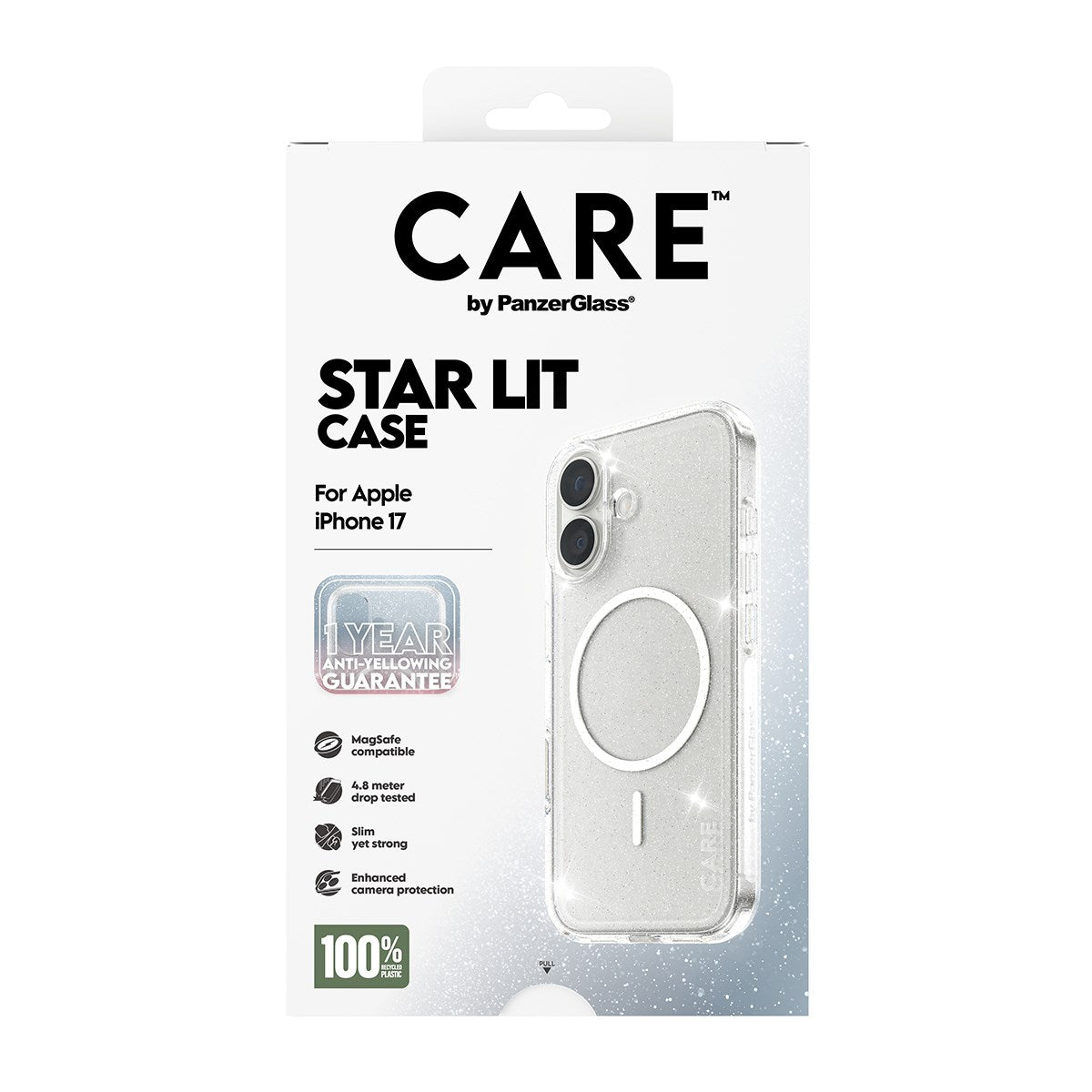 CARE™ by PanzerGlass® Urban Explorer Case Star Lit w. White MagSafe iPhone 17
