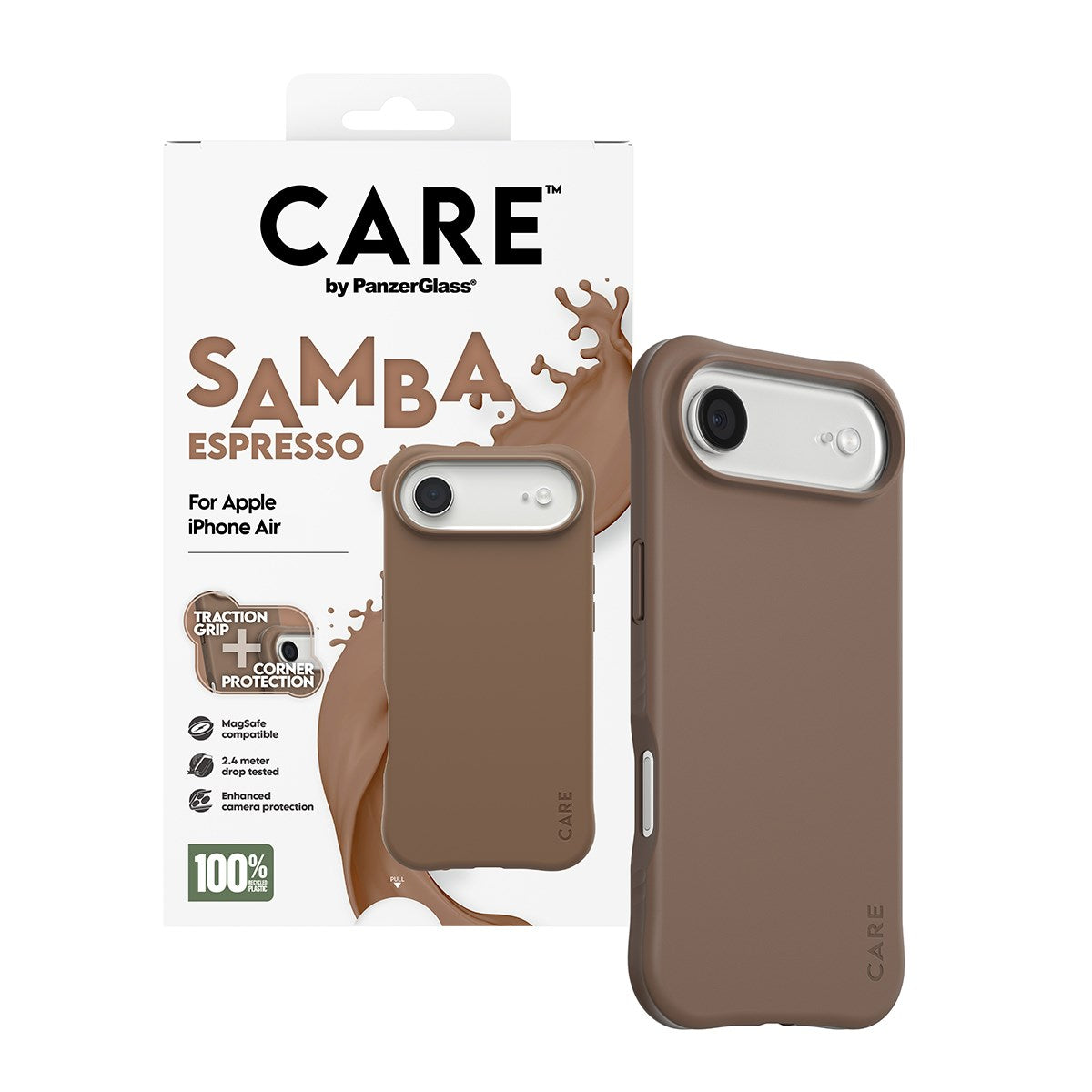 CARE™ by PanzerGlass® Samba Case Espresso w. MagSafe iPhone Air