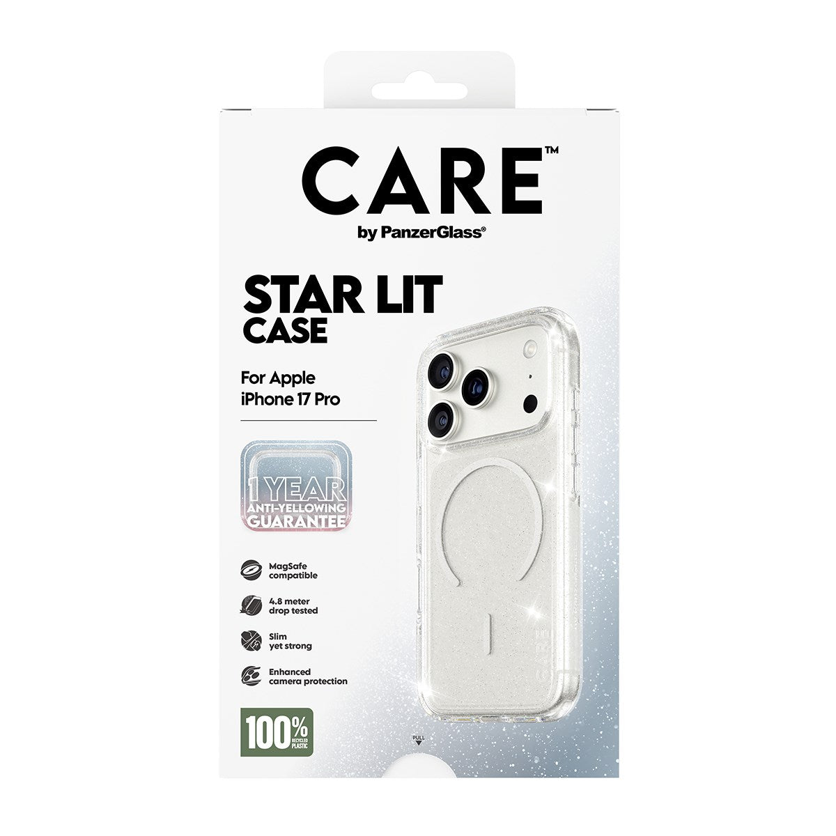 CARE™ by PanzerGlass® Urban Explorer Case Star Lit w. White MagSafe iPhone 17 Pro