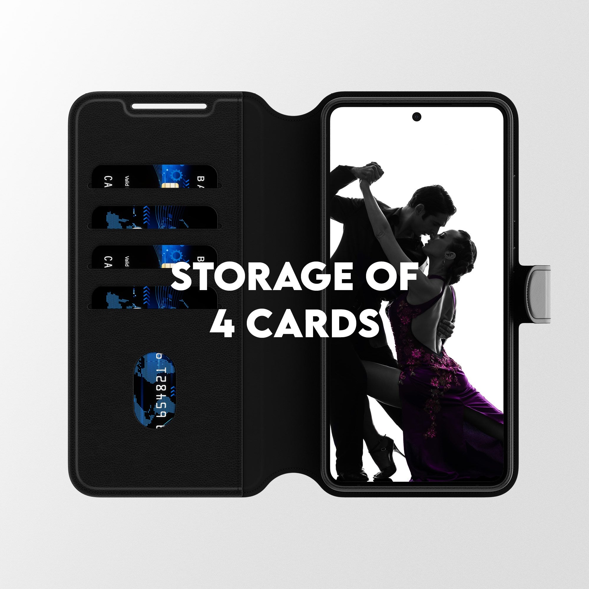 CARE™ by PanzerGlass® Tango 2-in-1 Wallet Case w. Qi Samsung Galaxy S26+