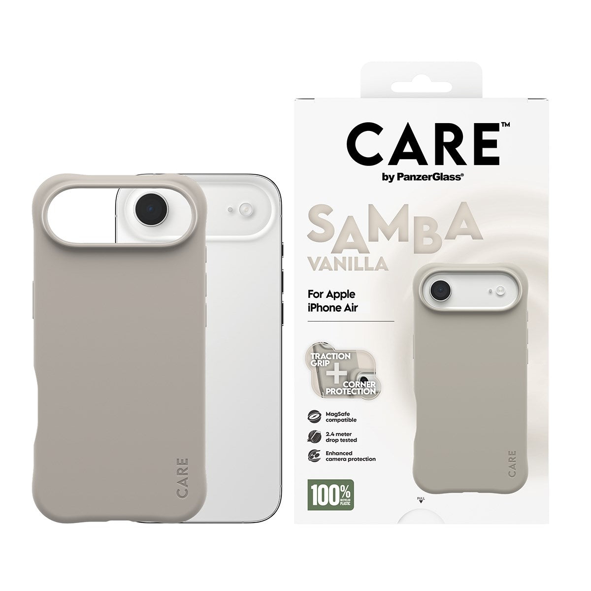 CARE™ by PanzerGlass® Samba Case Vanilla w. MagSafe iPhone Air