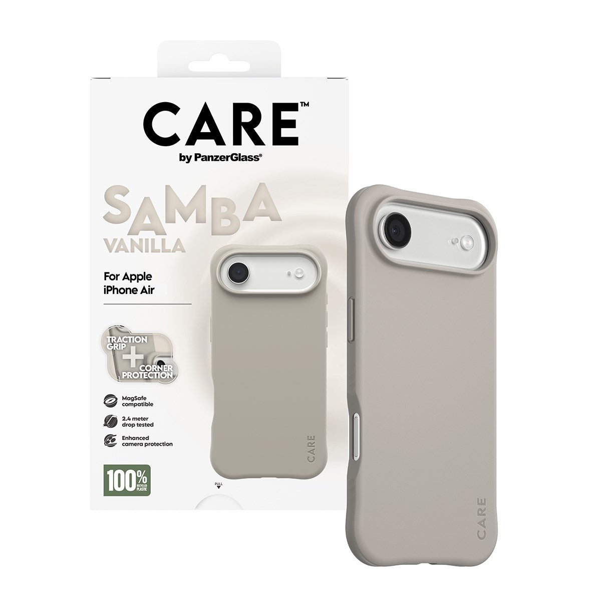 CARE™ by PanzerGlass® Samba Case Vanilla w. MagSafe iPhone Air
