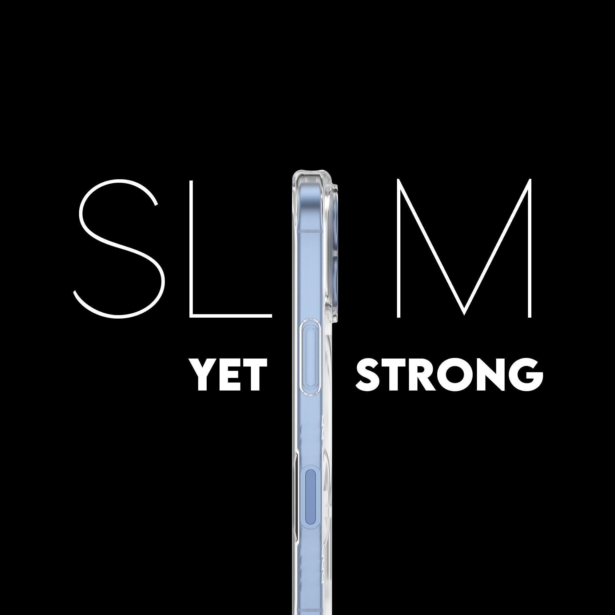 CARE™ by PanzerGlass® Samba Case Transparent w. White MagSafe iPhone 17