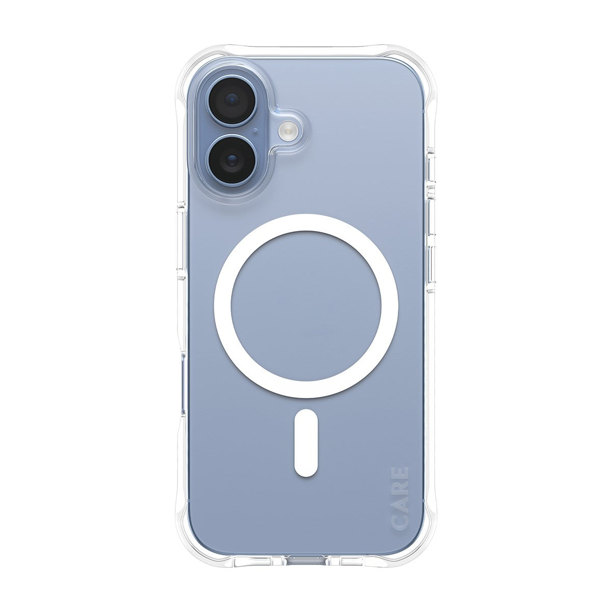 CARE™ by PanzerGlass® Samba Case Transparent w. White MagSafe iPhone 17