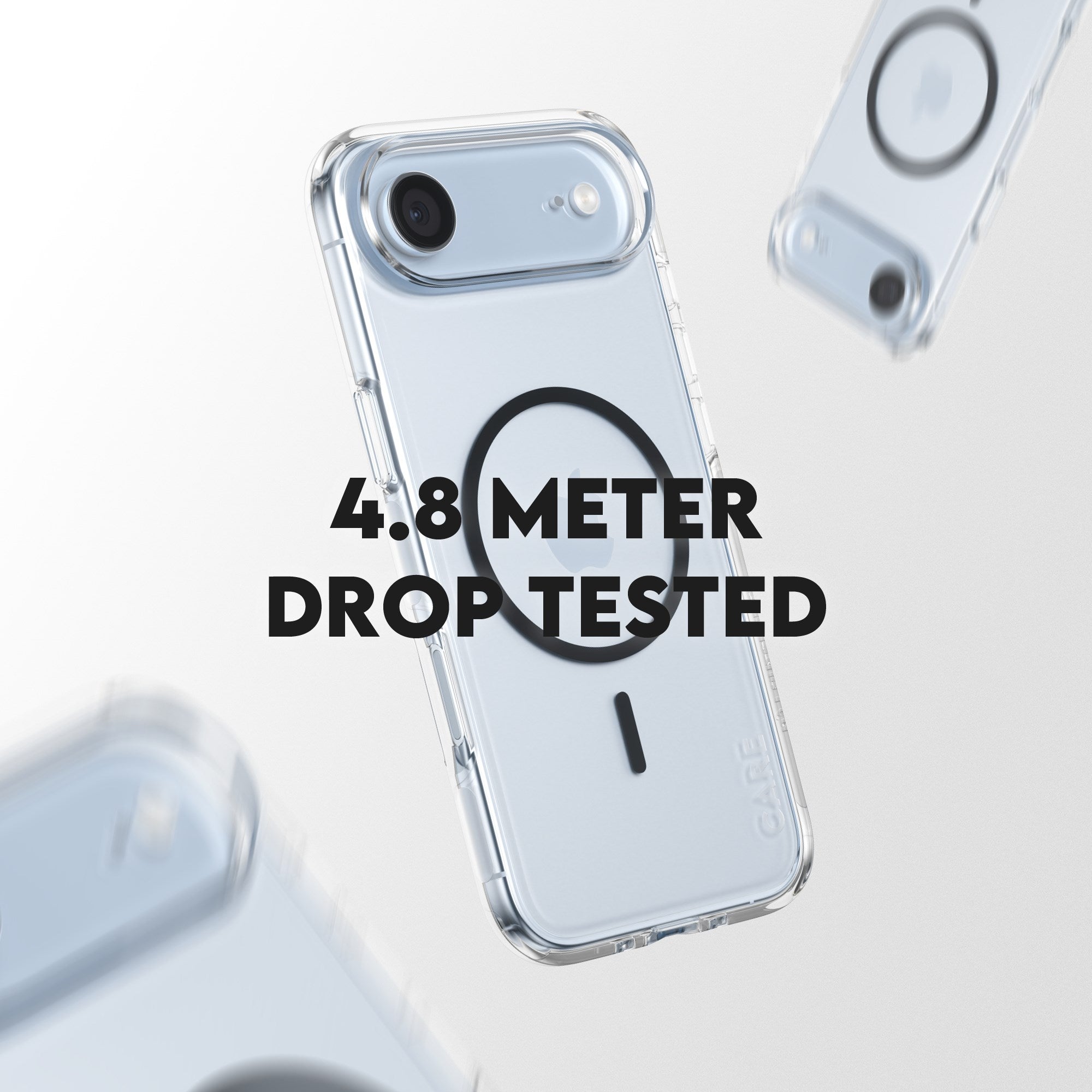 CARE™ by PanzerGlass® Urban Explorer Case Transparent w. Black MagSafe iPhone Air