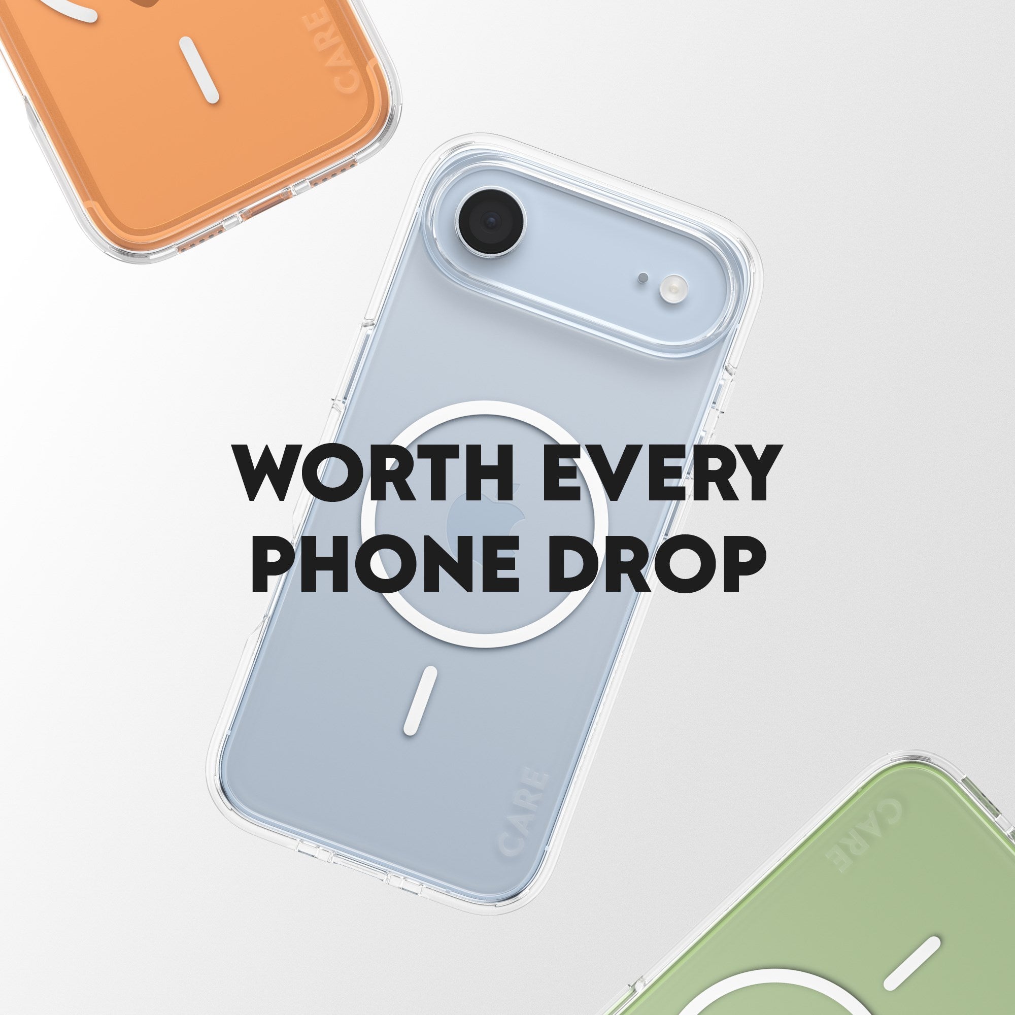 CARE™ by PanzerGlass® Urban Explorer Case Transparent w. White MagSafe iPhone Air