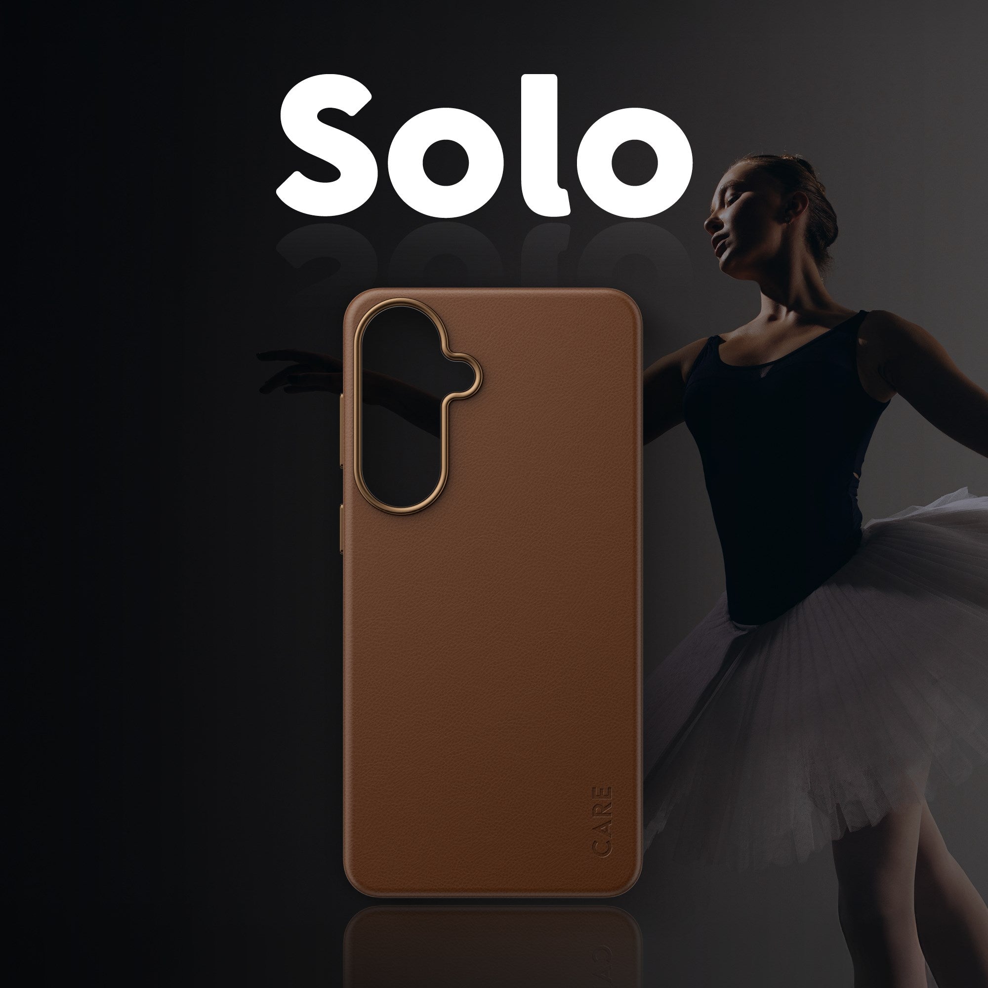 CARE™ by PanzerGlass® Solo Case Brown w. Qi Samsung Galaxy S26