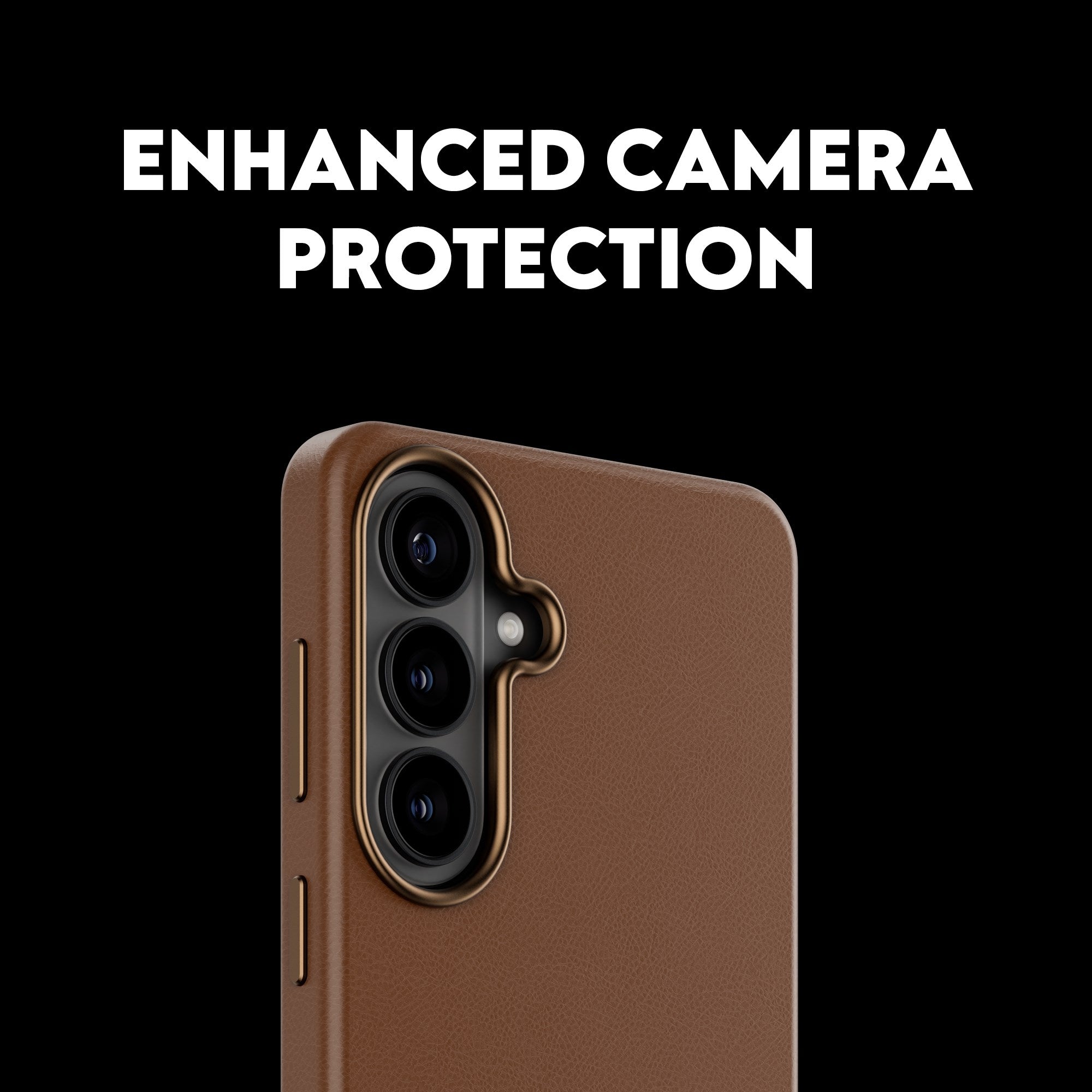 CARE™ by PanzerGlass® Solo Case Brown w. Qi Samsung Galaxy S26