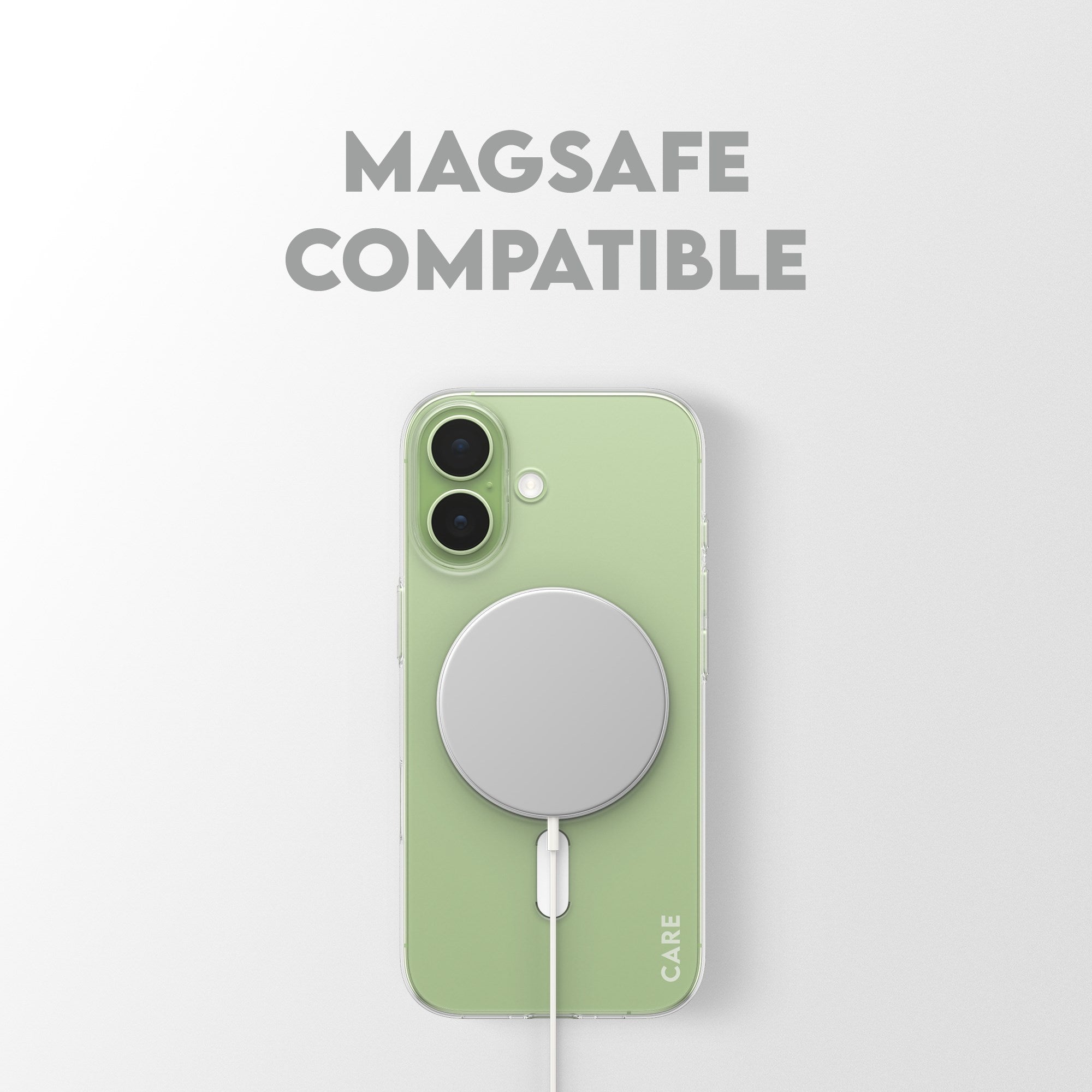 CARE™ by PanzerGlass® SL1M Case Transparent w. MagSafe iPhone 17