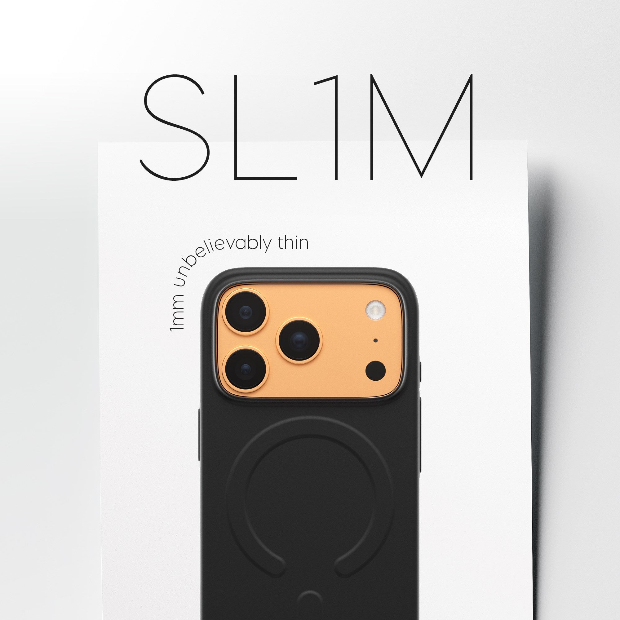 CARE™ by PanzerGlass® SL1M Case Black w. MagSafe iPhone 17 Pro