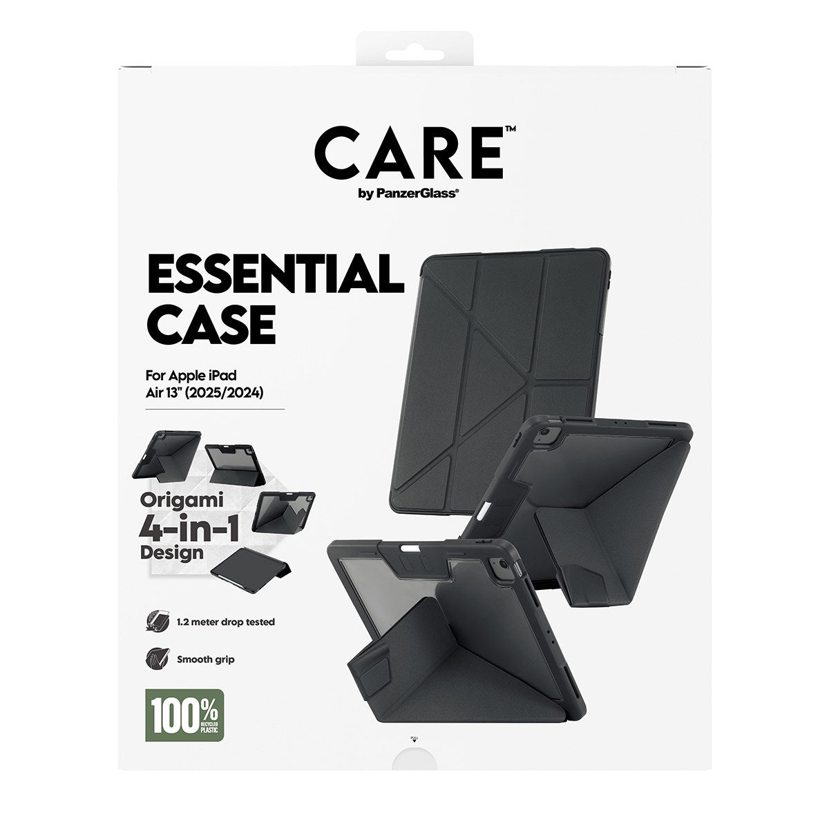 CARE by PanzerGlass® TPU Essential Case Black iPad Air 13