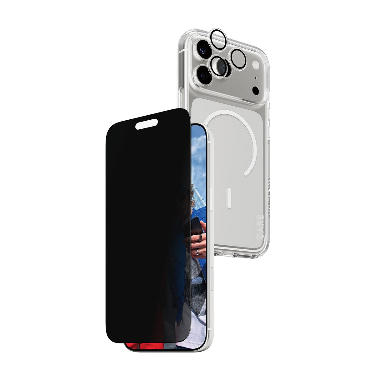 PanzerGlass® | CARE by PanzerGlass® 3-in-1 Flagship Privacy Bundle iPhone 17 Pro Max