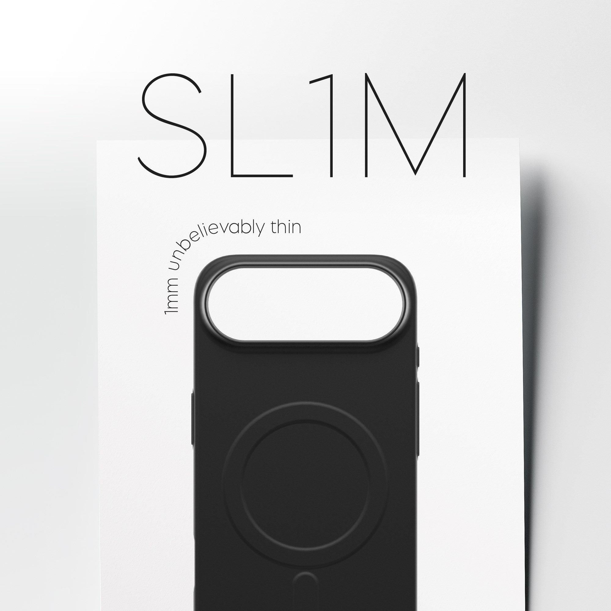 CARE™ by PanzerGlass® SL1M Case Black w. MagSafe iPhone Air