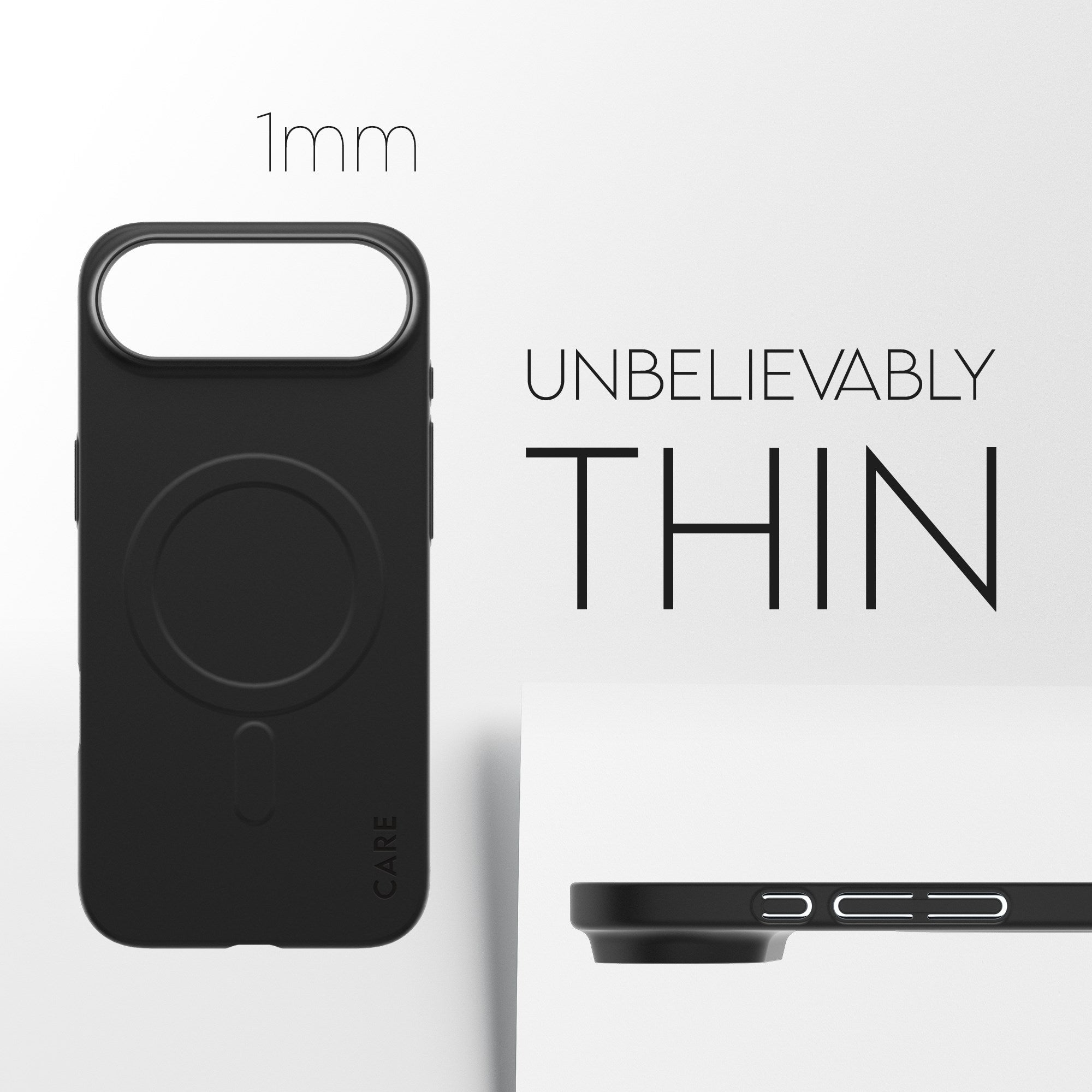 CARE™ by PanzerGlass® SL1M Case Black w. MagSafe iPhone Air