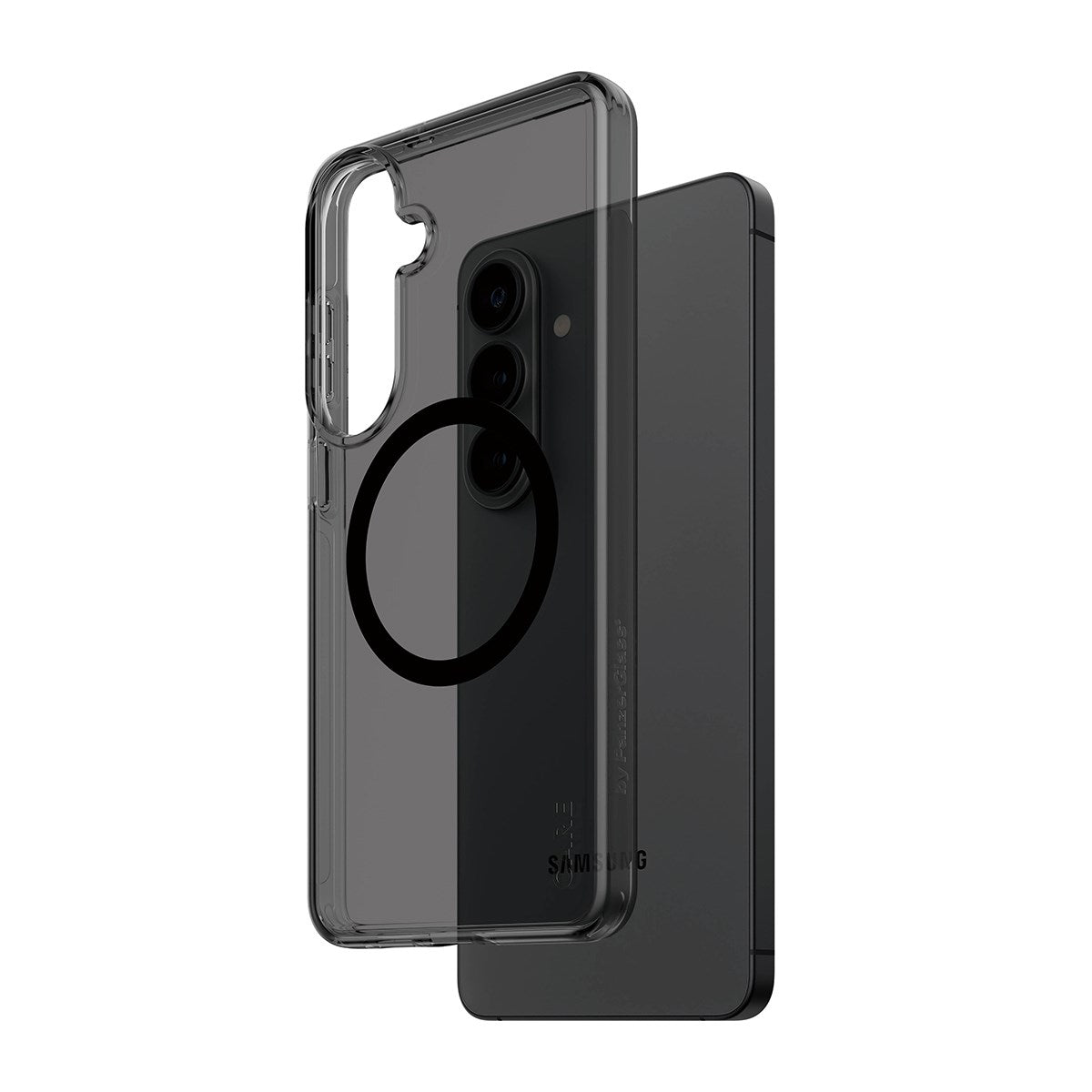 CARE™ by PanzerGlass® Urban Explorer Case Smokey w. Black Qi Samsung Galaxy S26+