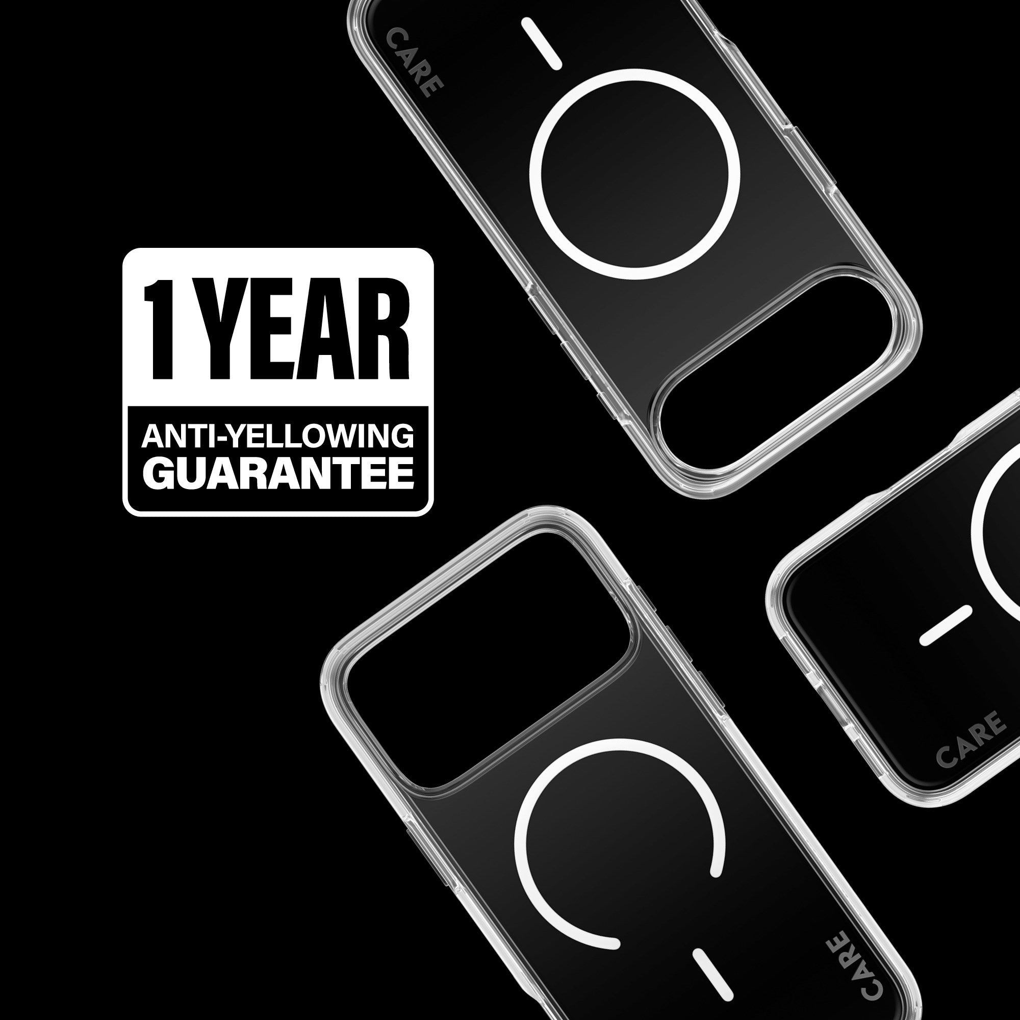 CARE™ by PanzerGlass® Urban Explorer Case Transparent w. White MagSafe iPhone 17 Pro Max