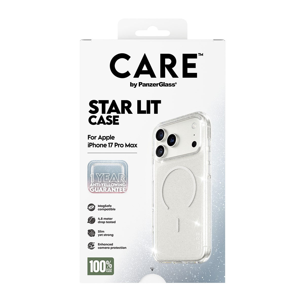 CARE™ by PanzerGlass® Urban Explorer Case Star Lit w. White MagSafe iPhone 17 Pro Max