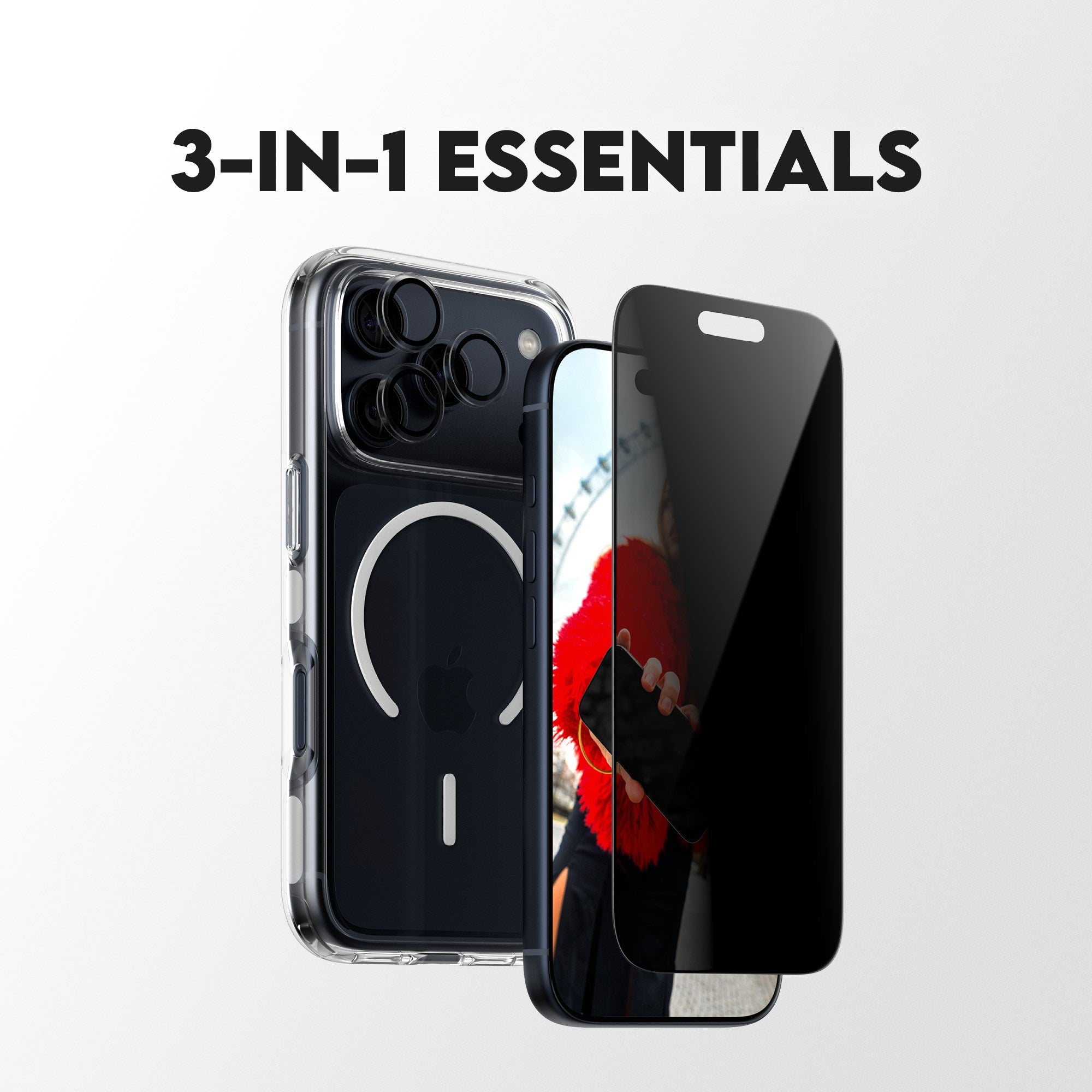 PanzerGlass® | CARE™ by PanzerGlass® 3-in-1 Privacy Bundle iPhone 17