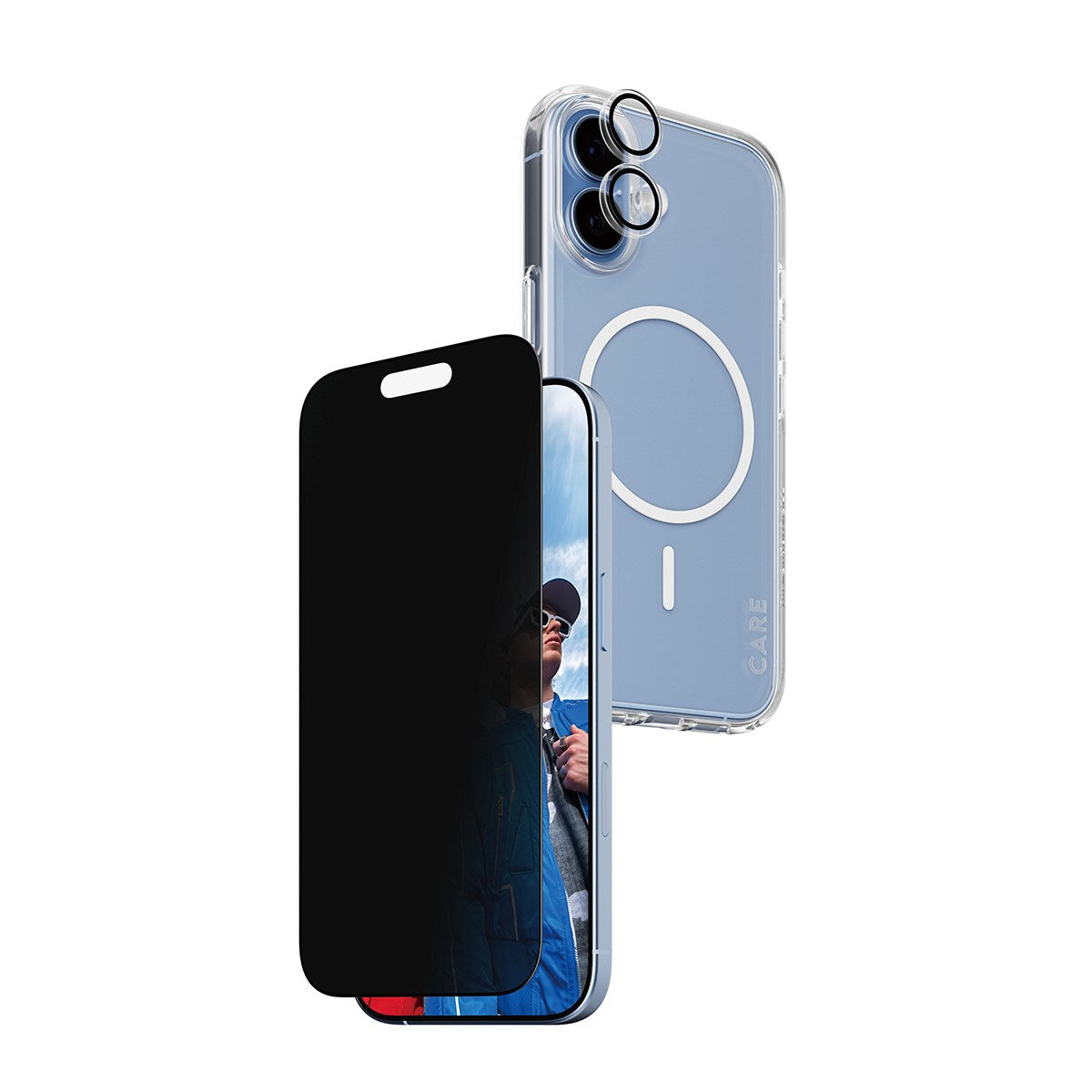 PanzerGlass® | CARE by PanzerGlass® 3-in-1 Flagship Privacy Bundle iPhone 17