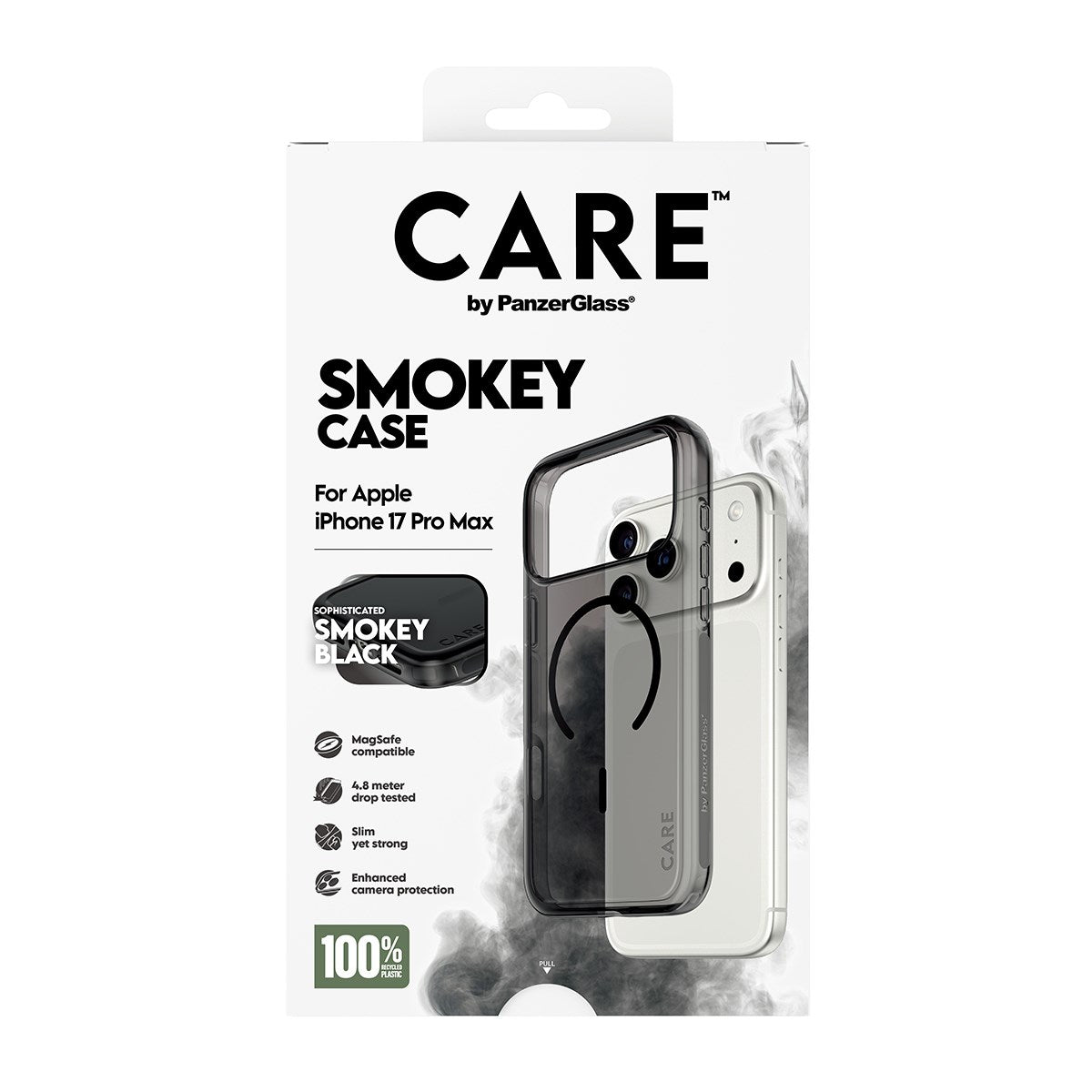 CARE™ by PanzerGlass® Urban Explorer Case Smokey w. Black MagSafe iPhone 17 Pro Max