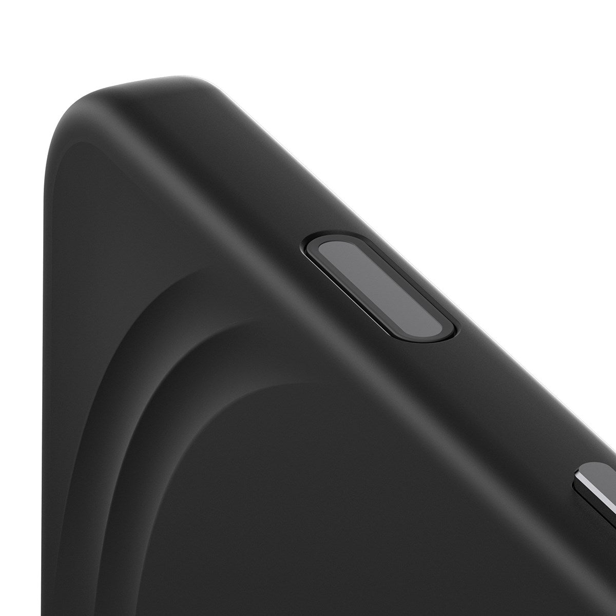 CARE™ by PanzerGlass® Flow Case Black w. Haptic Button & MagSafe iPhone 17