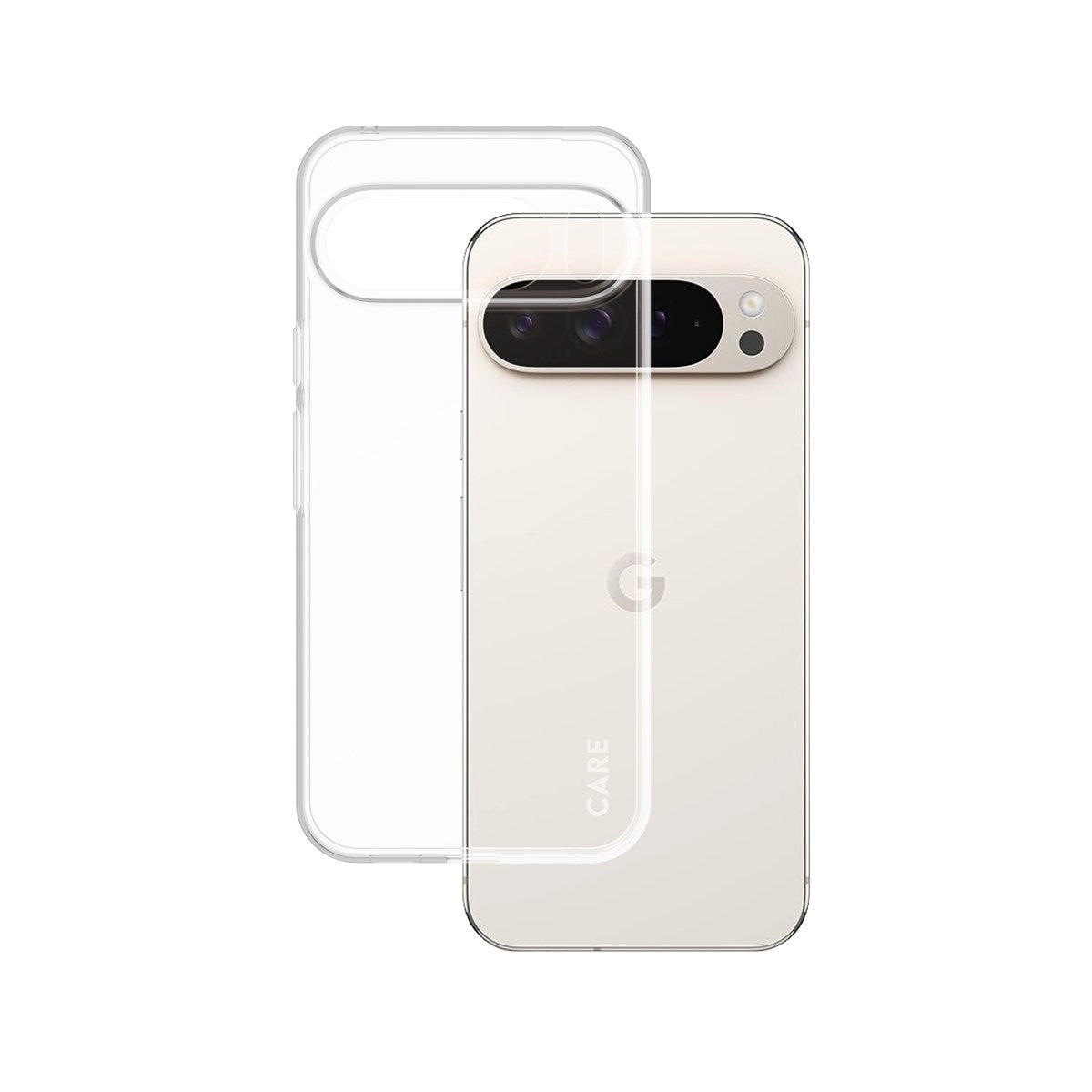 CARE by PanzerGlass® Fashionable Case Transparent X-Ray Soft Basic Google Pixel 10 Pro XL