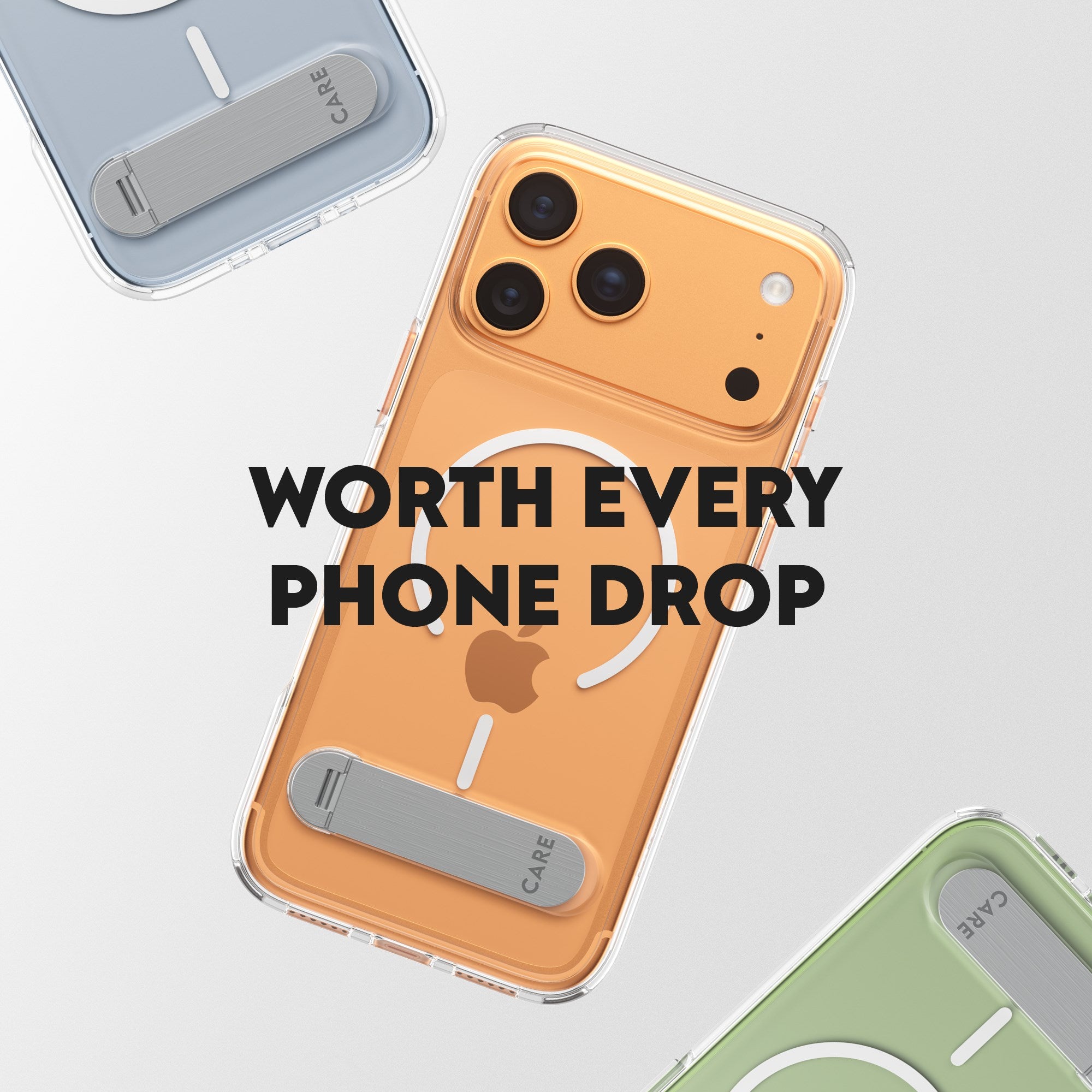 CARE™ by PanzerGlass® Case Transparent w. Kickstand & MagSafe iPhone 17 Pro Max