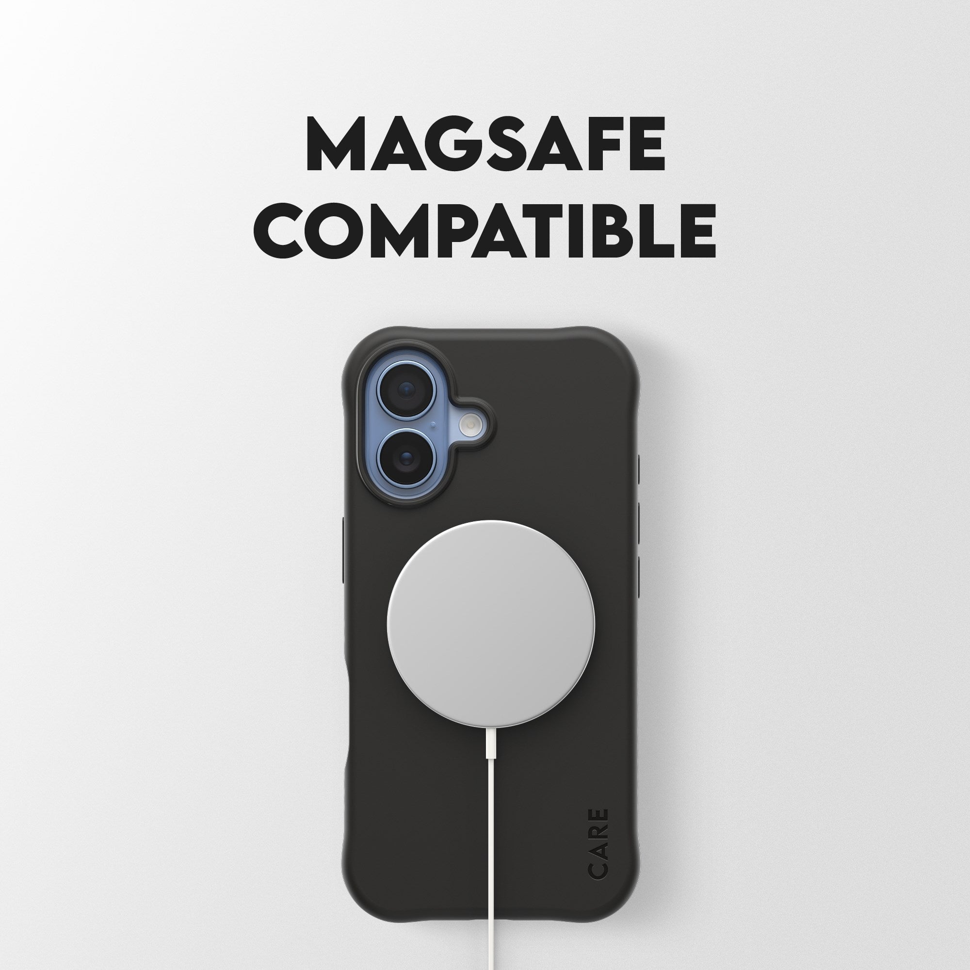 CARE™ by PanzerGlass® Samba Case Black w. MagSafe iPhone 17