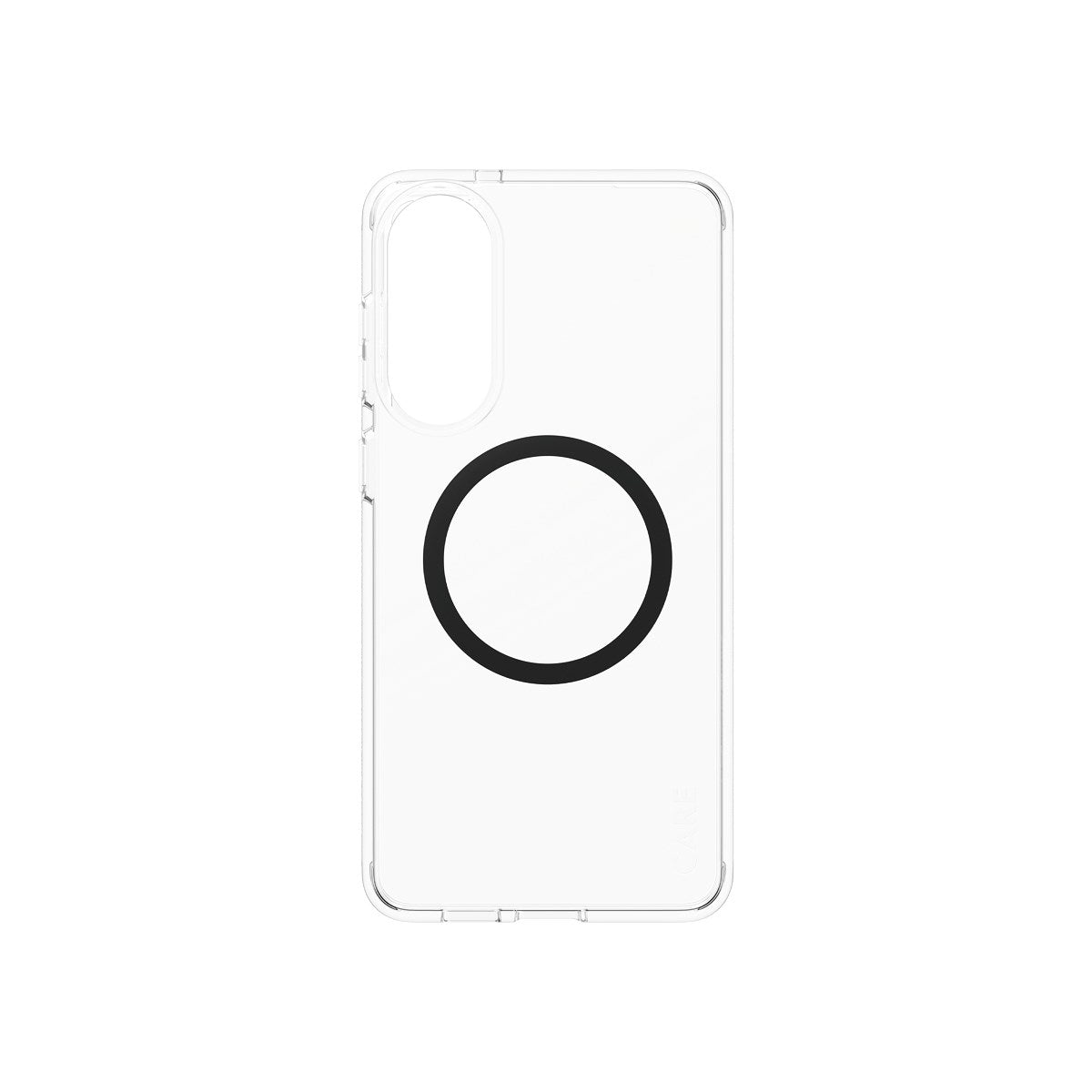 CARE by PanzerGlass® Flagship Case Transparent Urban Combat w. Black Qi Compatible Samsung S25 Edge