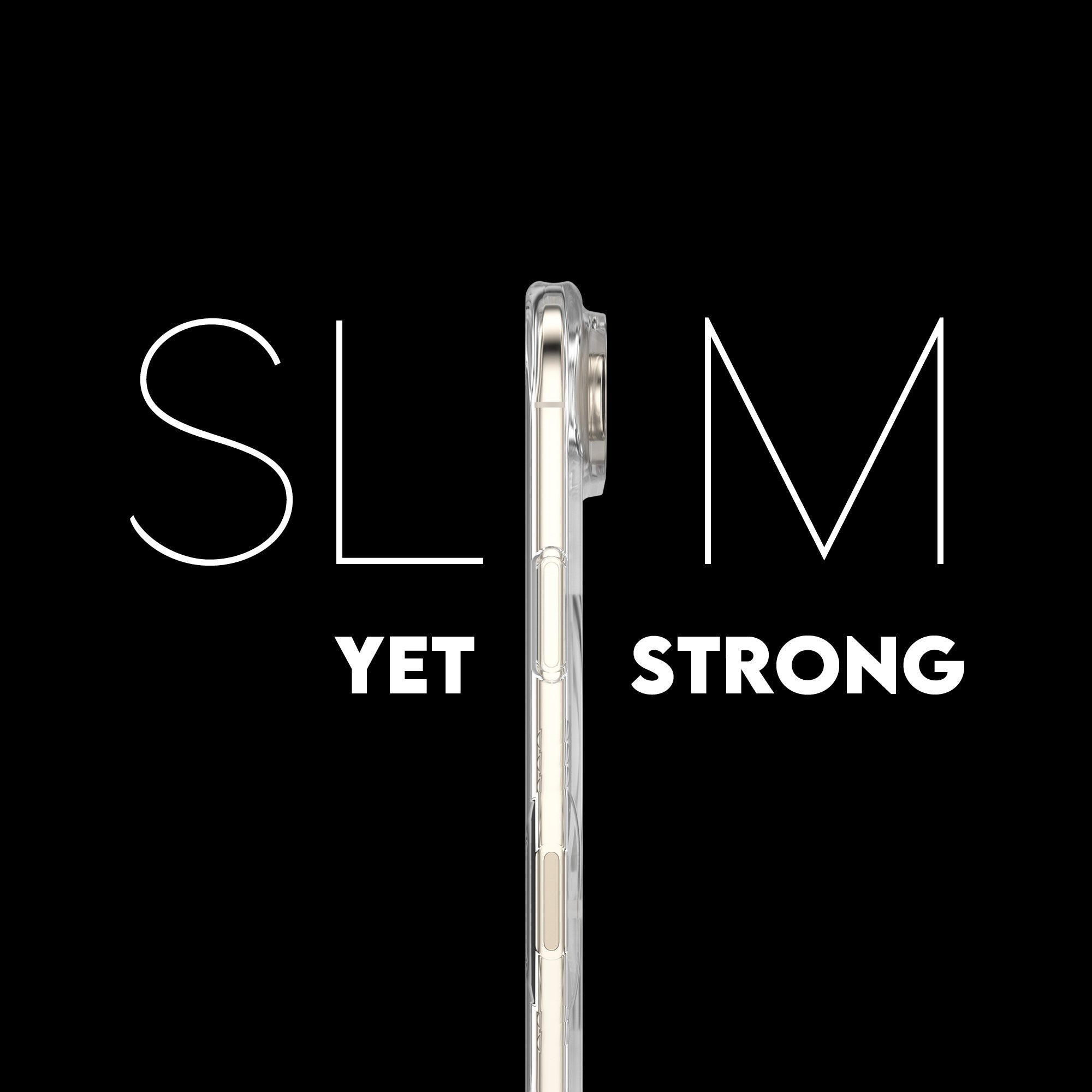 CARE™ by PanzerGlass® Samba Case Transparent w. White MagSafe iPhone Air