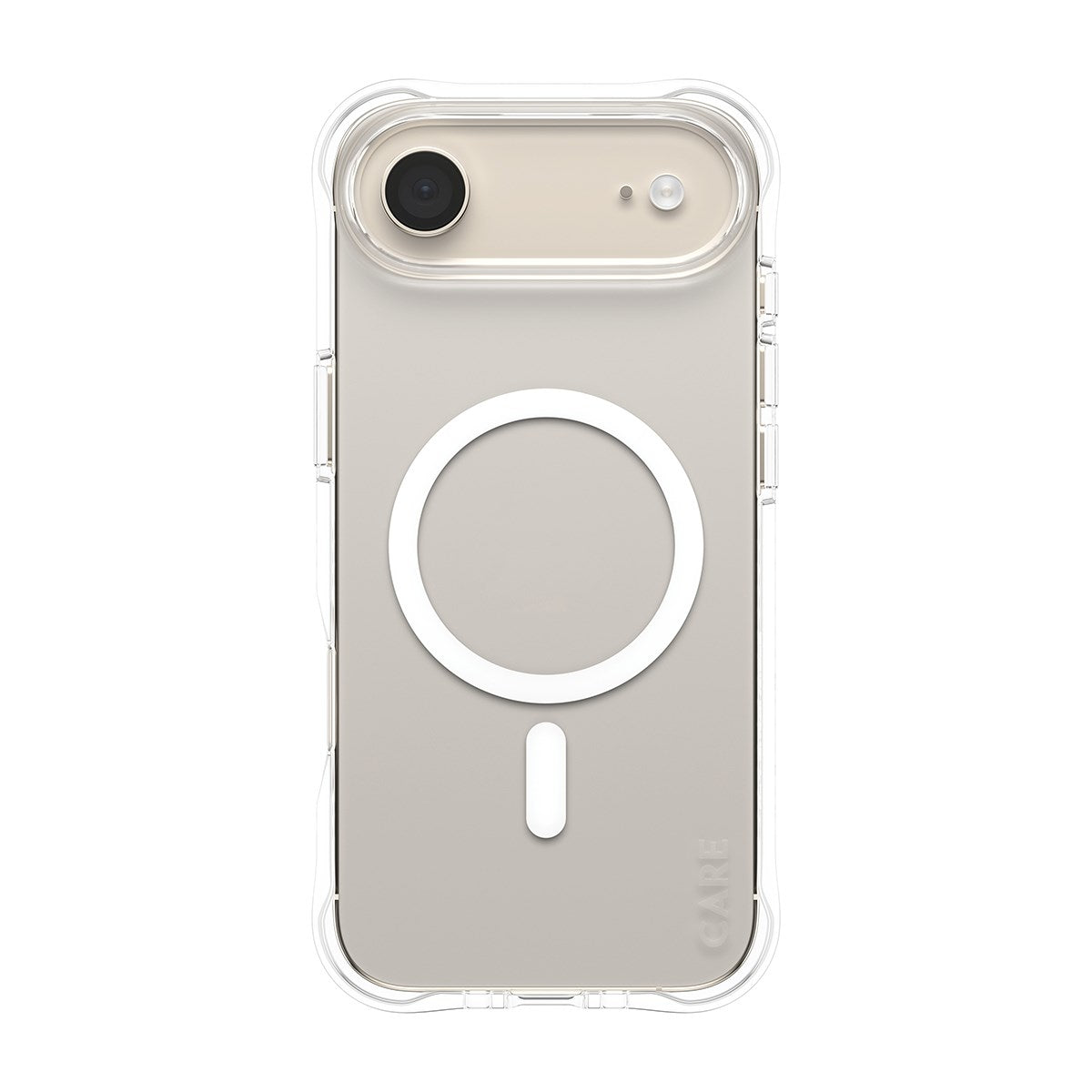 CARE™ by PanzerGlass® Samba Case Transparent w. White MagSafe iPhone Air