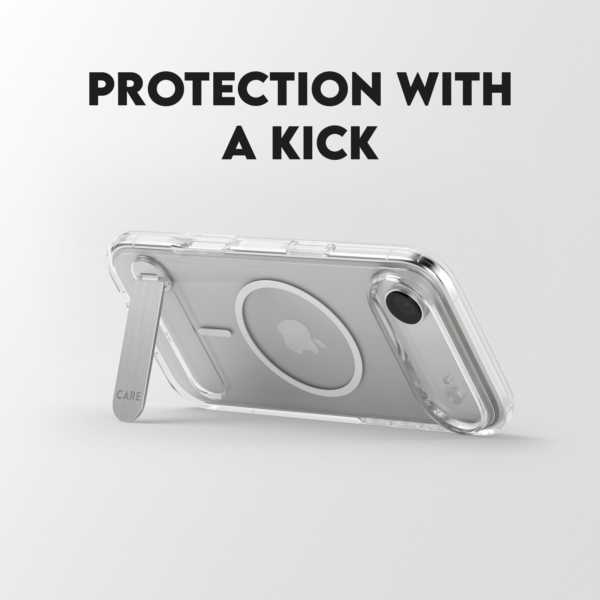 CARE™ by PanzerGlass® Case Transparent w. Kickstand & MagSafe iPhone Air