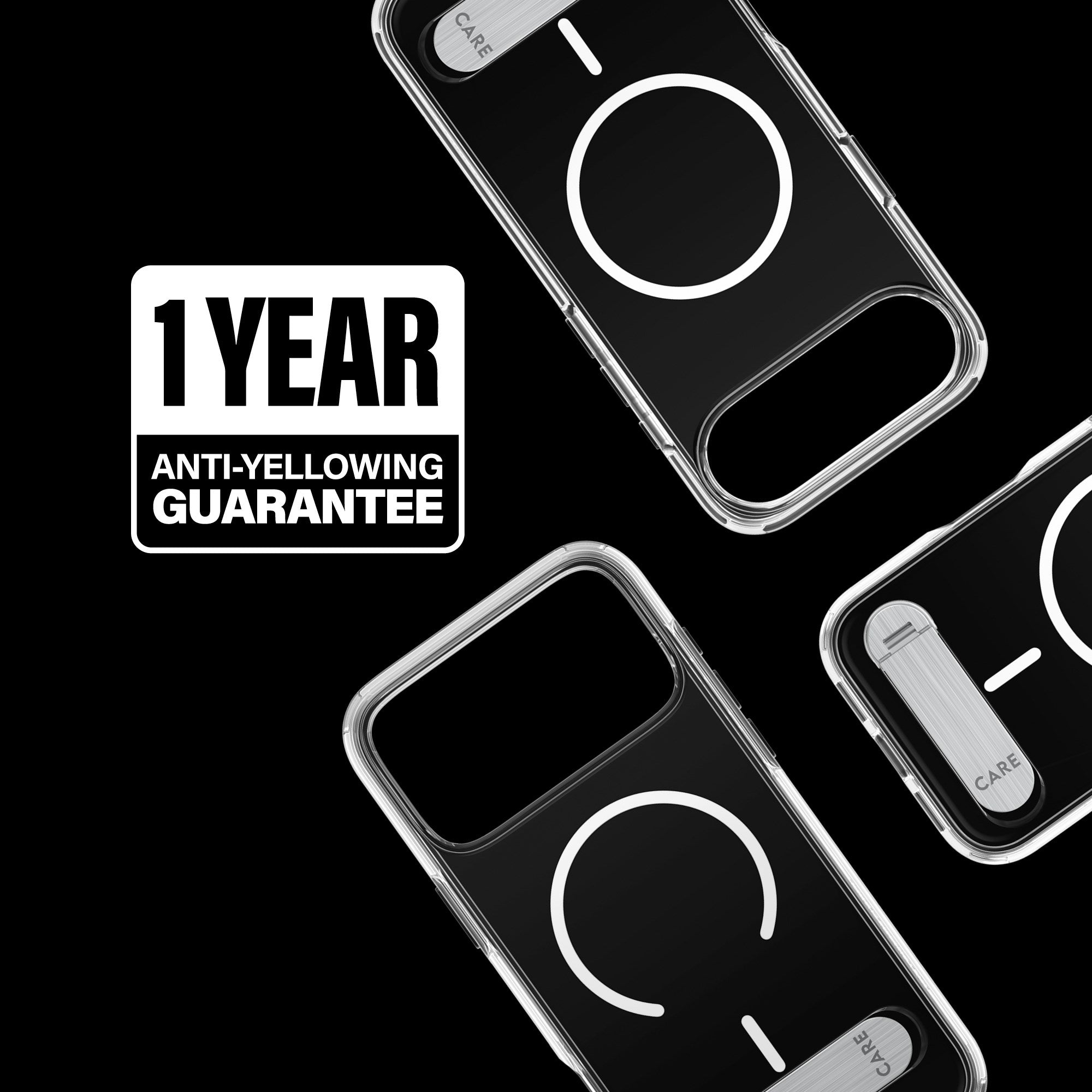 CARE™ by PanzerGlass® Case Transparent w. Kickstand & MagSafe iPhone Air