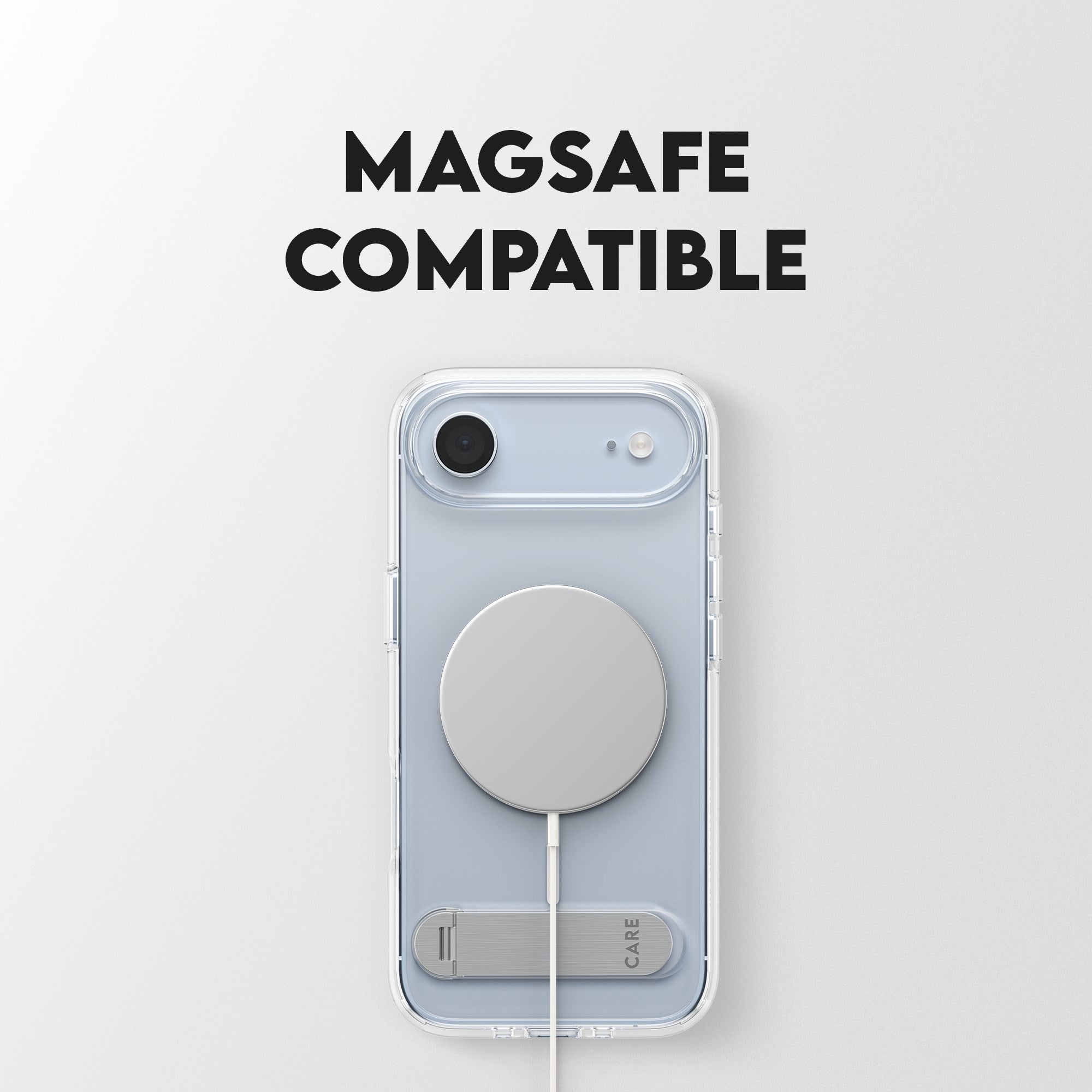 CARE™ by PanzerGlass® Case Transparent w. Kickstand & MagSafe iPhone Air