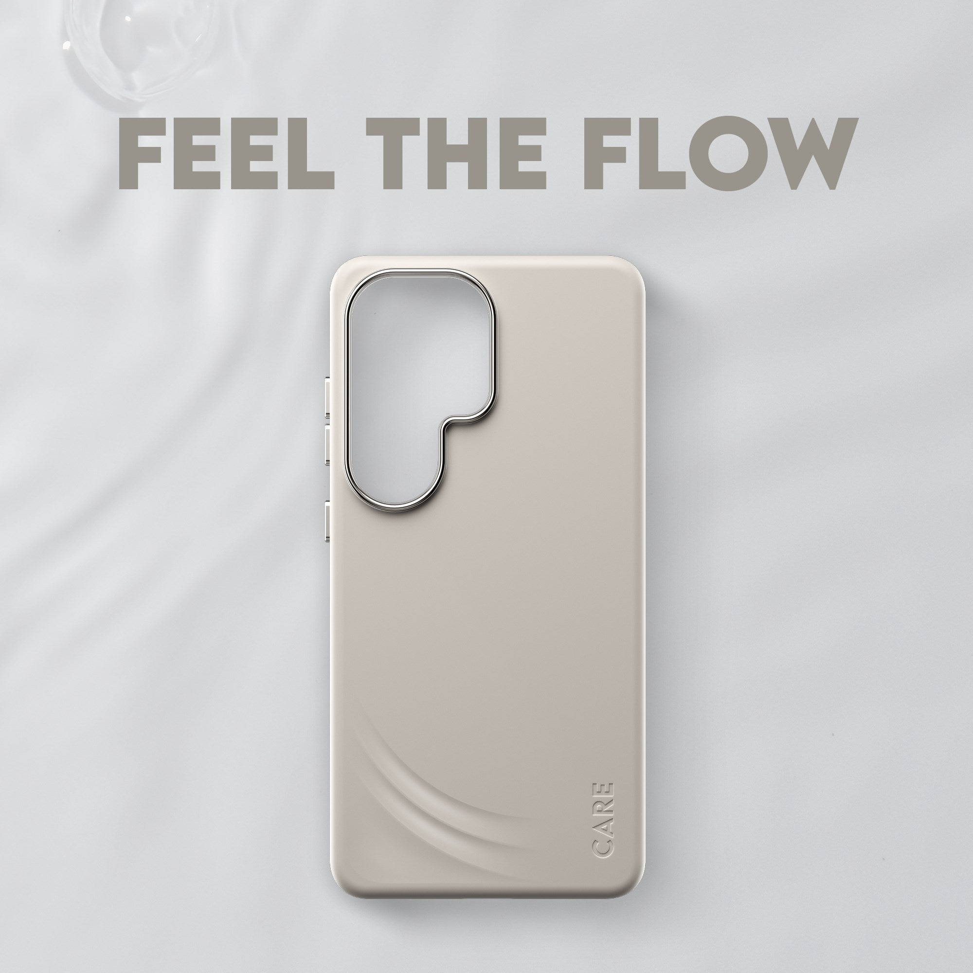 CARE™ by PanzerGlass® Flow Case Vanilla w. Qi Samsung Galaxy S26 Ultra