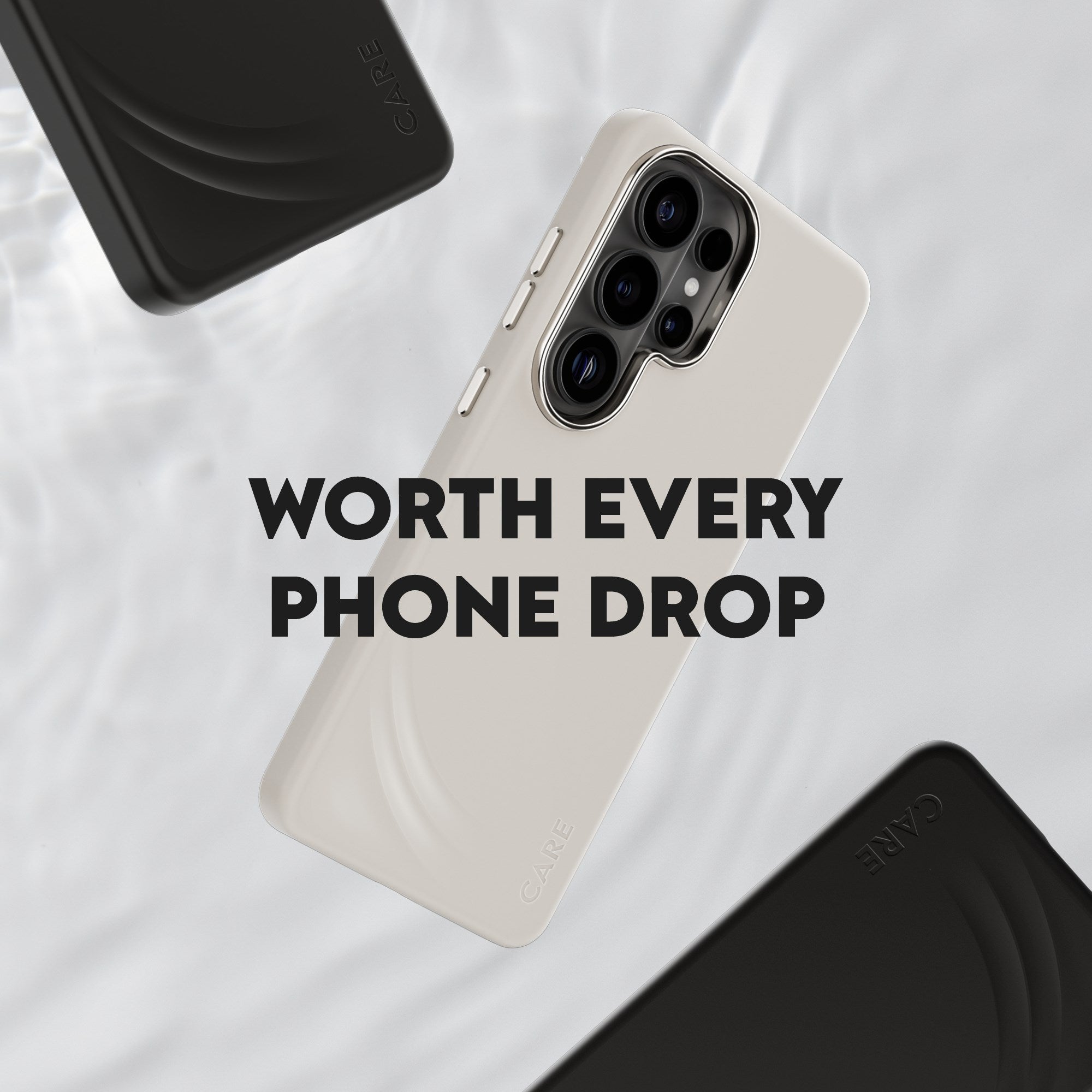 CARE™ by PanzerGlass® Flow Case Vanilla w. Qi Samsung Galaxy S26 Ultra