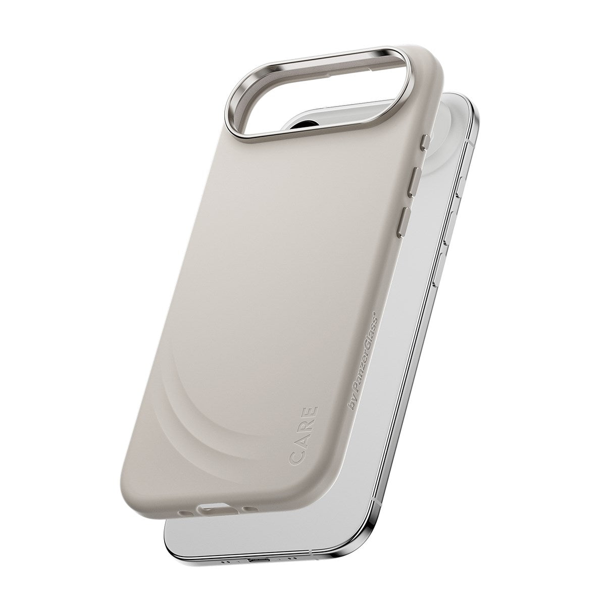 CARE™ by PanzerGlass® Flow Case Vanilla w. Haptic Button & MagSafe iPhone Air