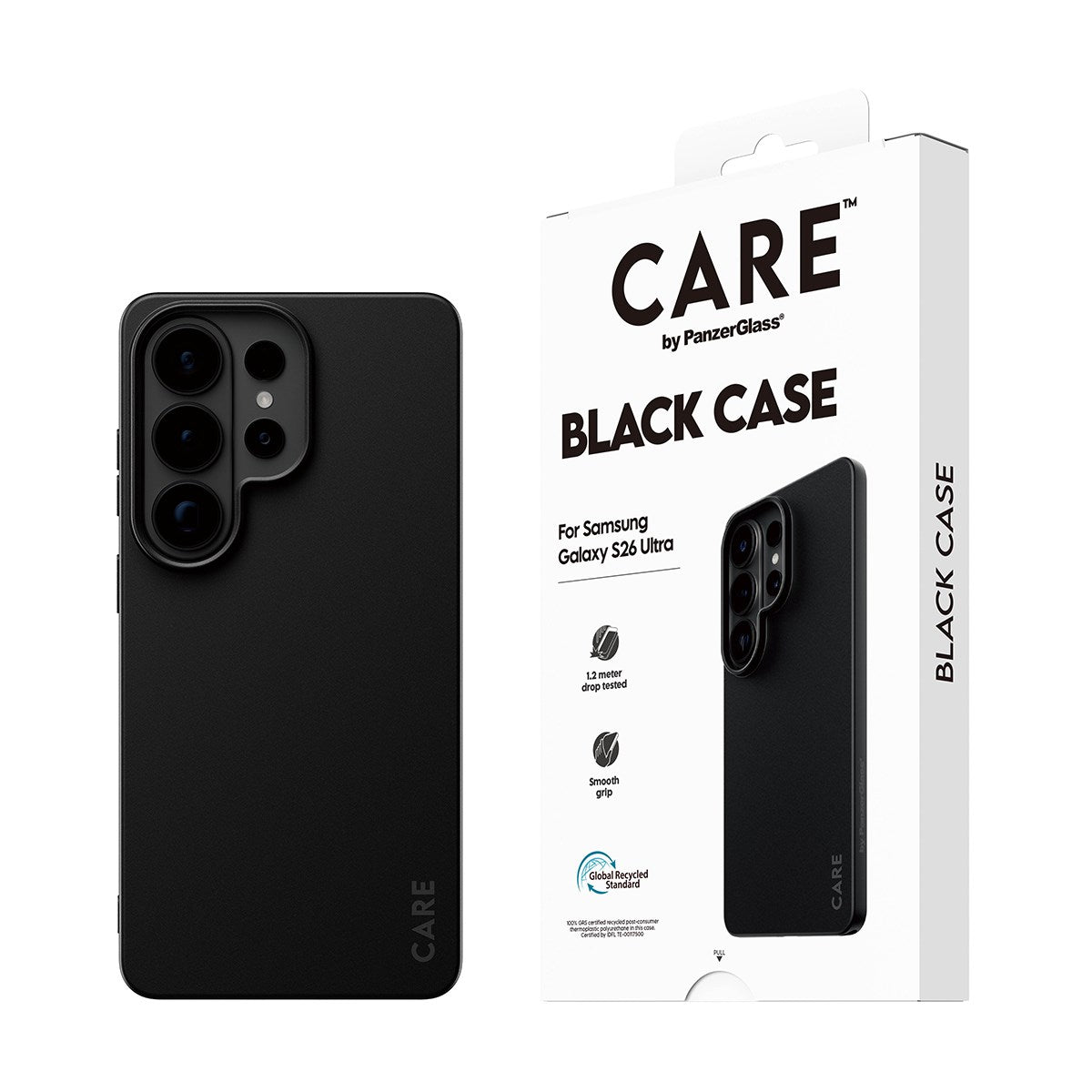 CARE™ by PanzerGlass® TPU Case Black Samsung Galaxy S26 Ultra