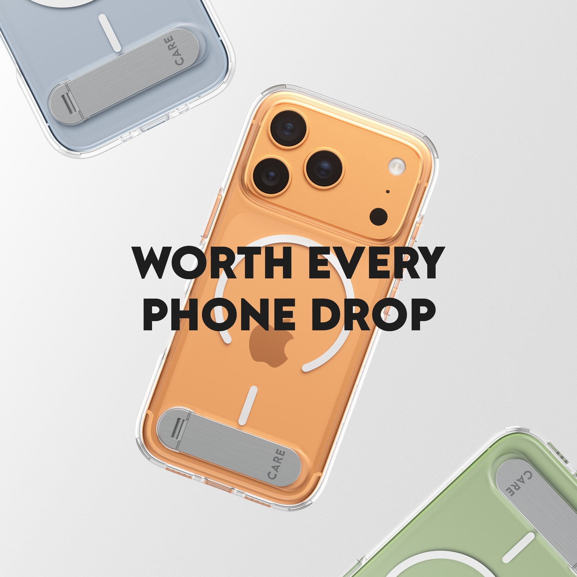 CARE™ by PanzerGlass® Case Transparent w. Kickstand & MagSafe iPhone 17 Pro