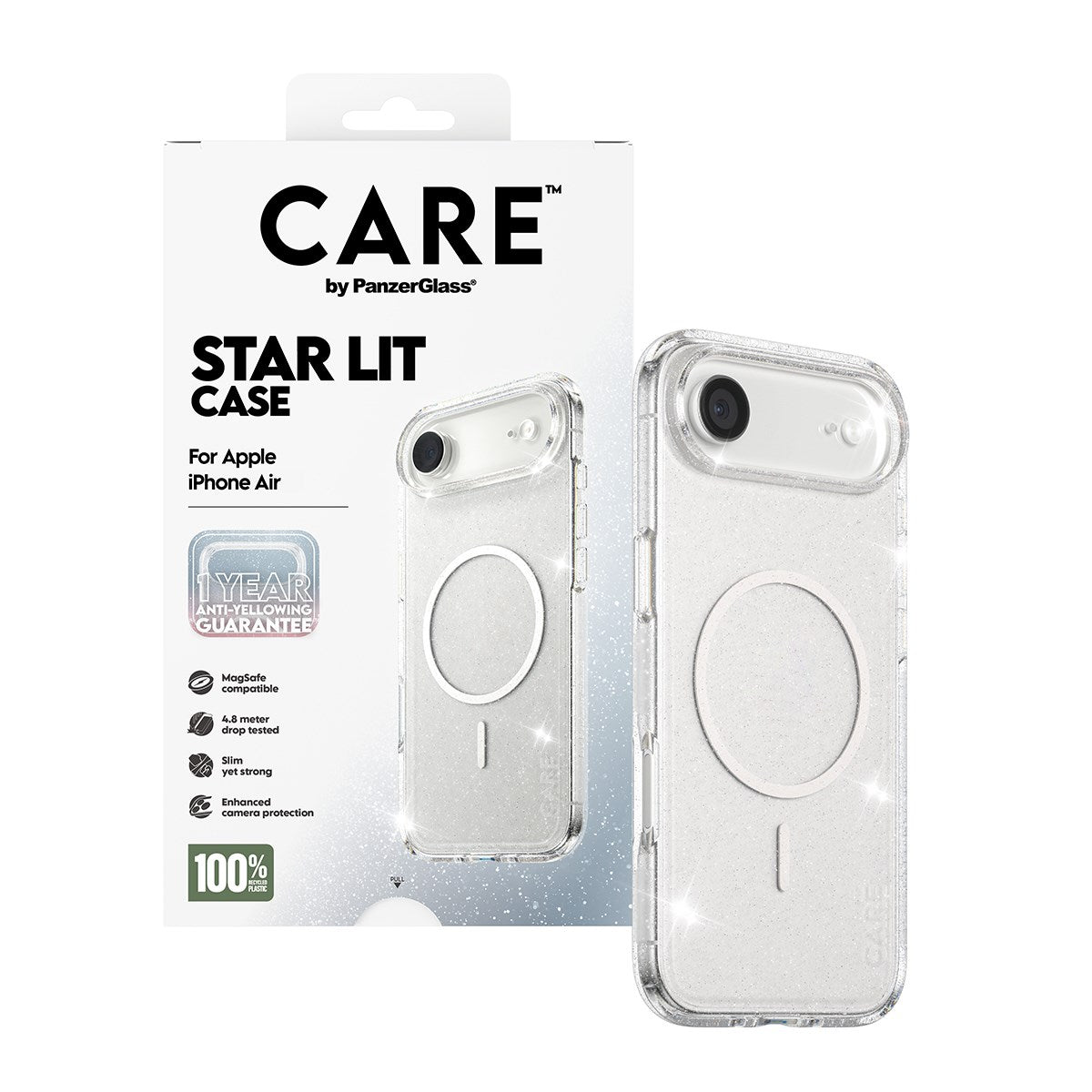 CARE™ by PanzerGlass® Urban Explorer Case Star Lit w. White MagSafe iPhone Air