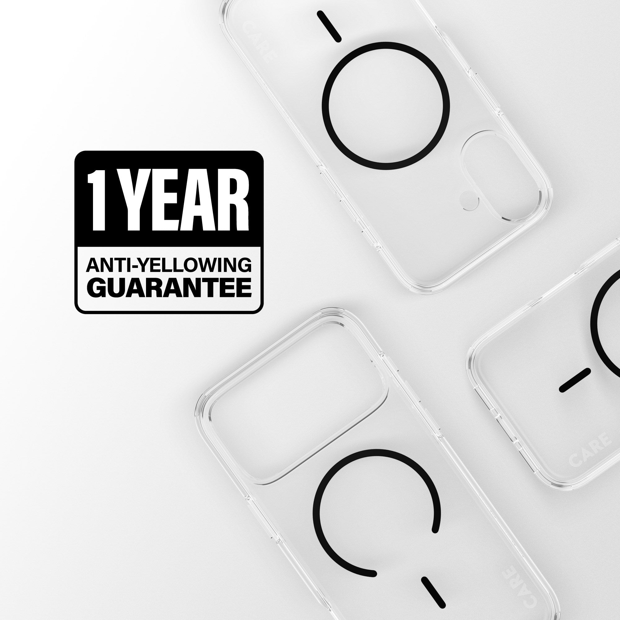 CARE™ by PanzerGlass® Urban Explorer Case Transparent w. Black MagSafe iPhone 17