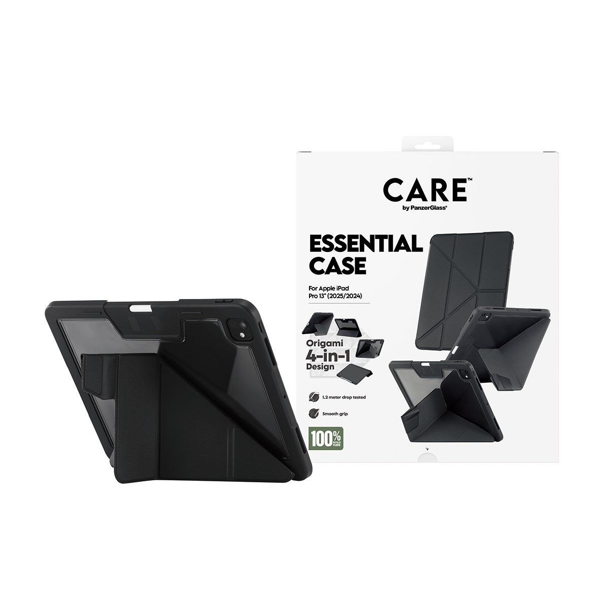 CARE by PanzerGlass® Essential Case Black iPad Pro 13