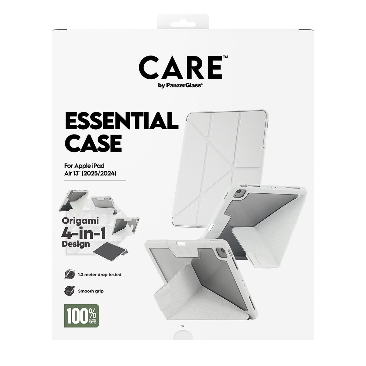 CARE by PanzerGlass® TPU Essential Case Light Grey iPad Air 13