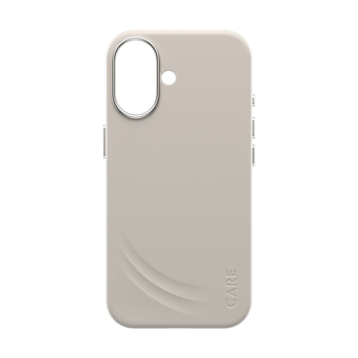 CARE™ by PanzerGlass® Flow Case Vanilla w. Haptic Button & MagSafe iPhone 17