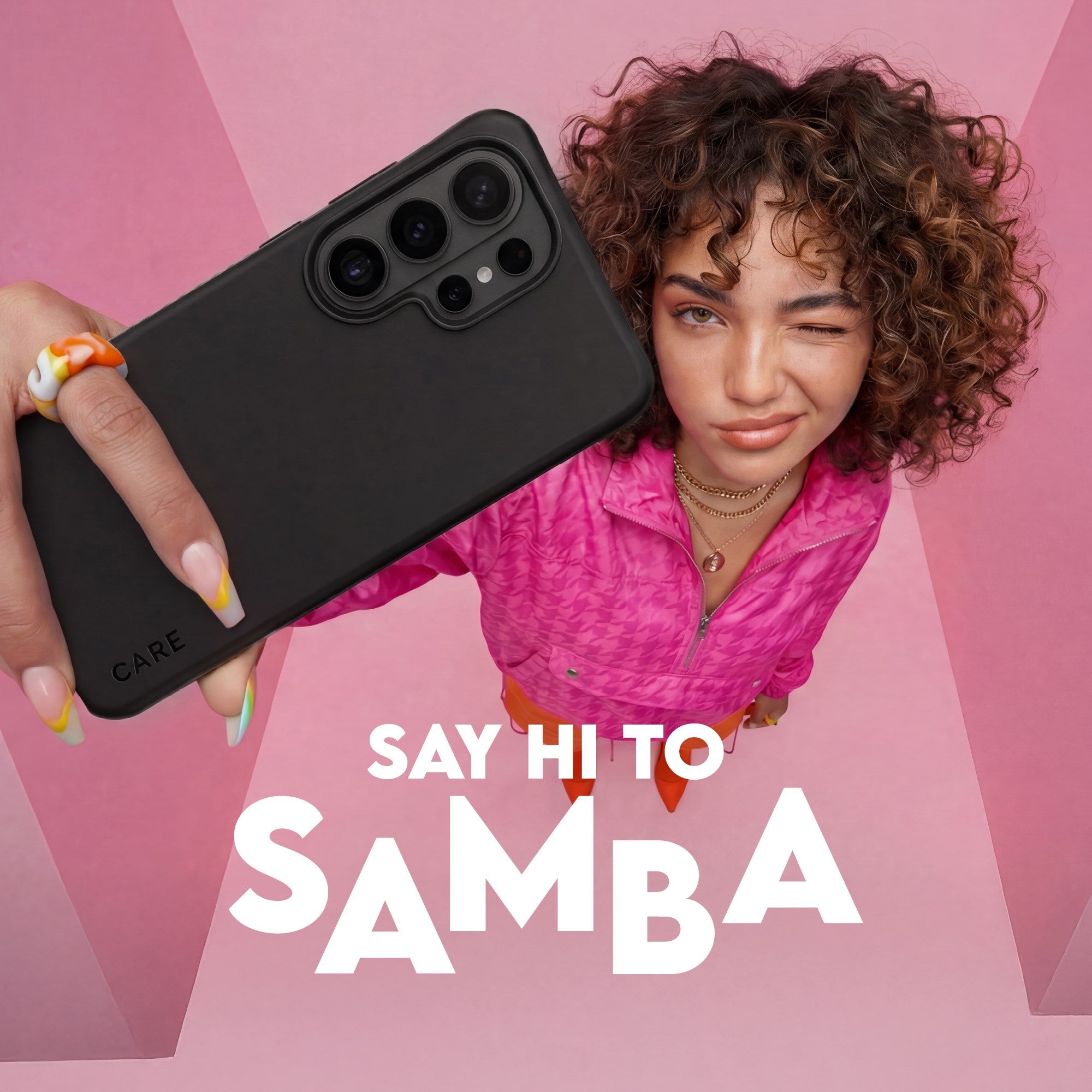 CARE™ by PanzerGlass® Samba Case Black w. Qi Samsung Galaxy S26+