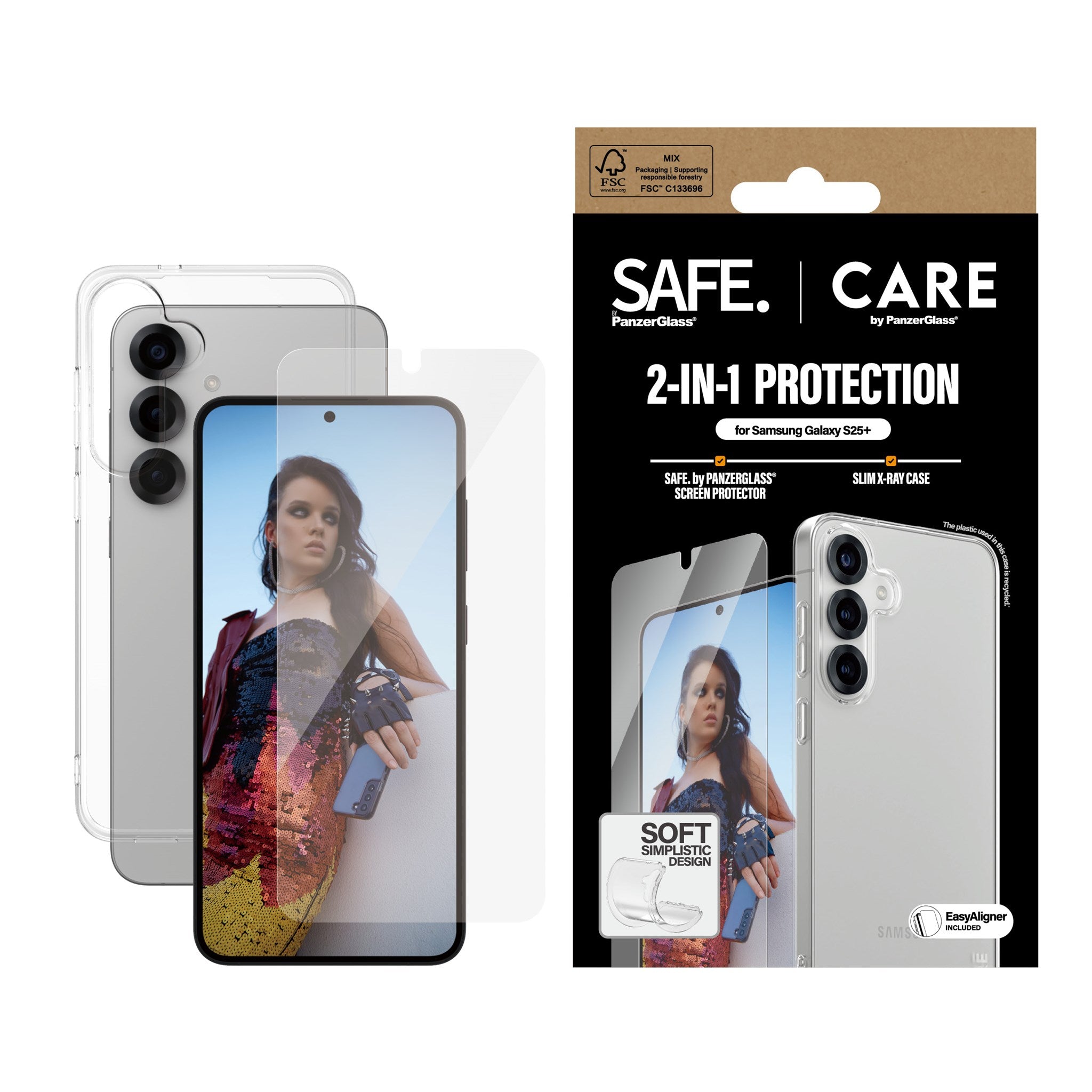 CARE by PanzerGlass® Fashion 2-in-1 Bundle Samsung Galaxy S25+