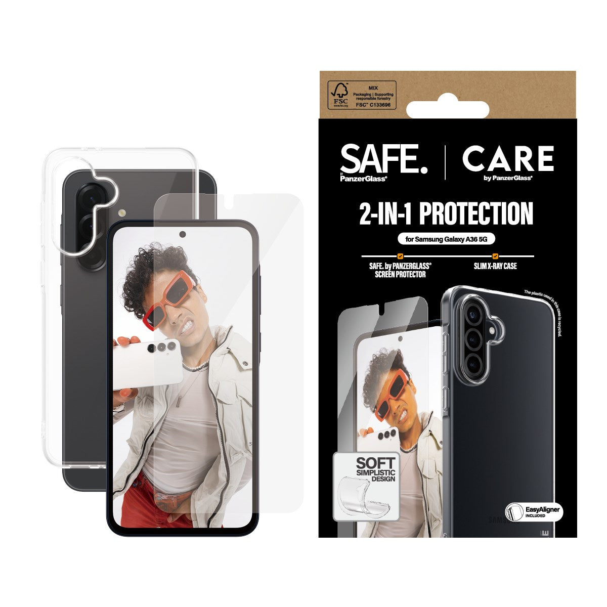 CARE by PanzerGlass® Fashion 2-in-1 Bundle Samsung Galaxy A36 5G