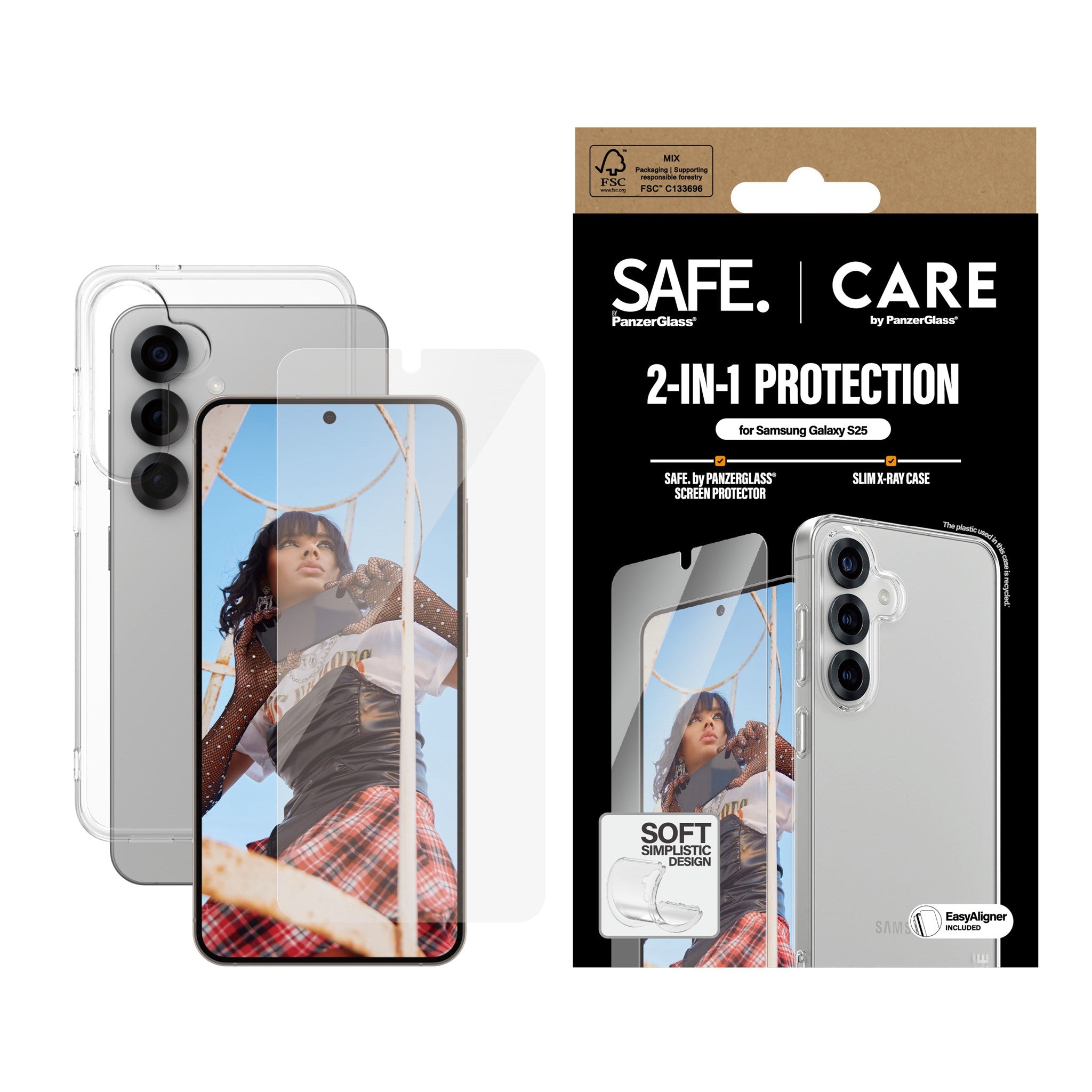 CARE by PanzerGlass® Fashion 2-in-1 Bundle Samsung Galaxy S25