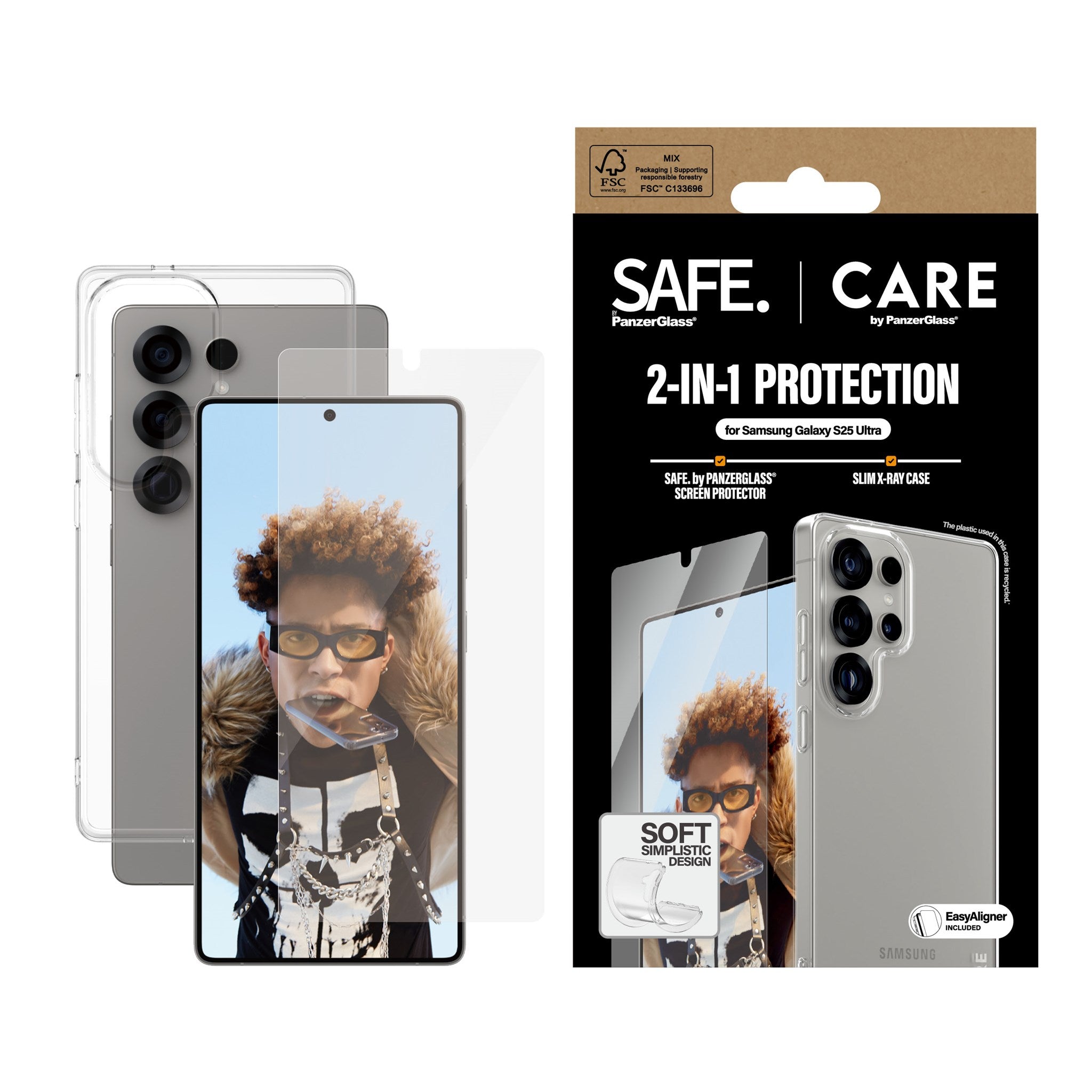 CARE by PanzerGlass® Fashion 2-in-1 Bundle Samsung Galaxy S25 Ultra